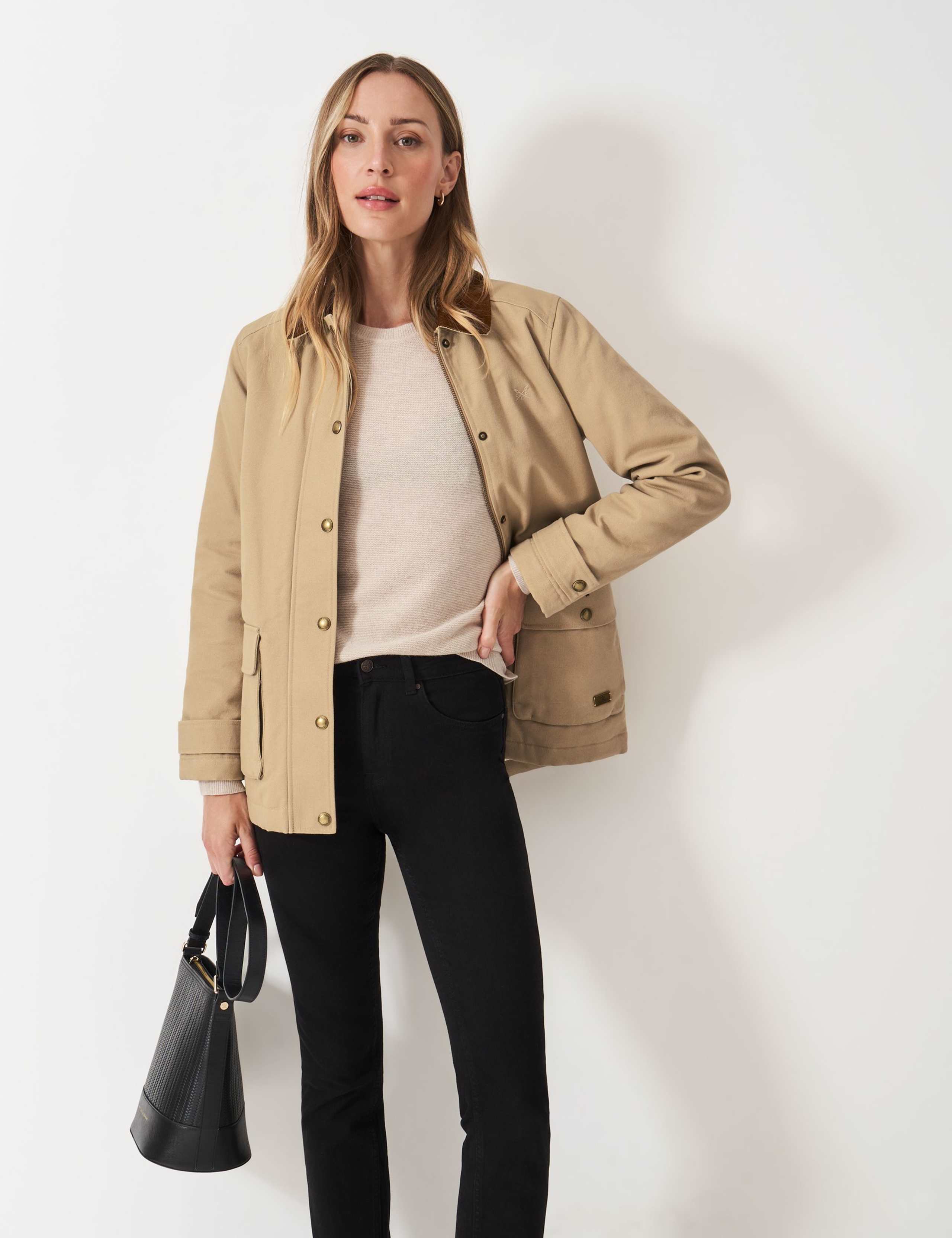 Pure Cotton Collared Jacket 4 of 5