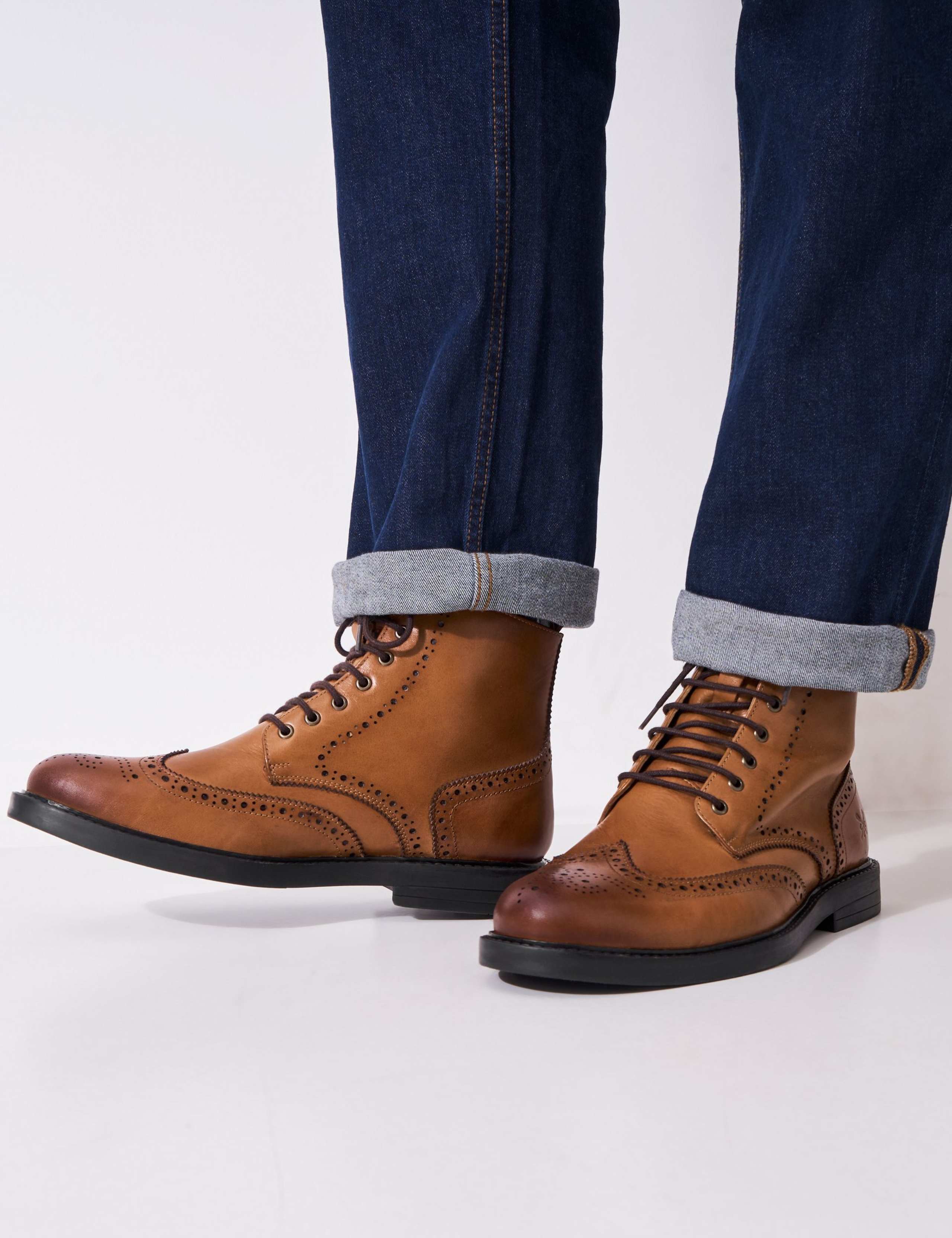 Leather Brogue Boots 4 of 4