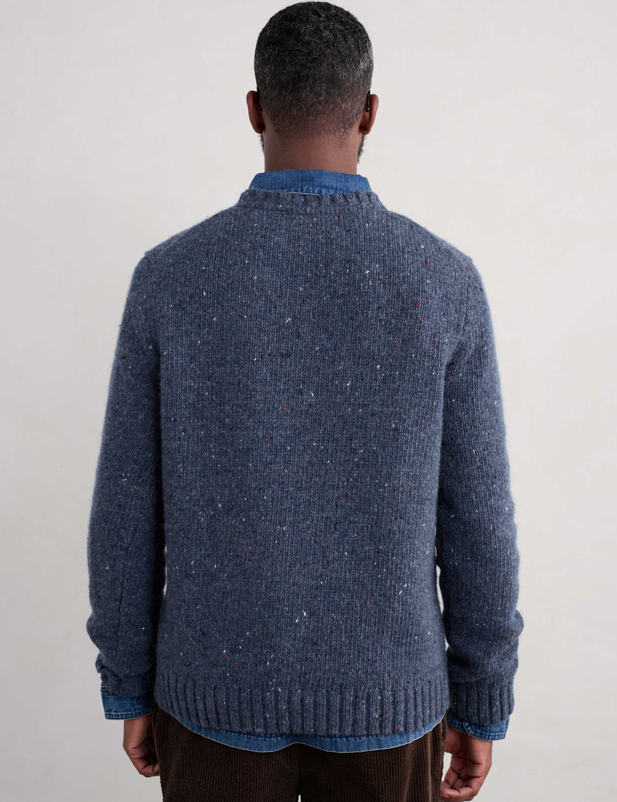 Pure Wool Crew Neck Jumper 3 of 4