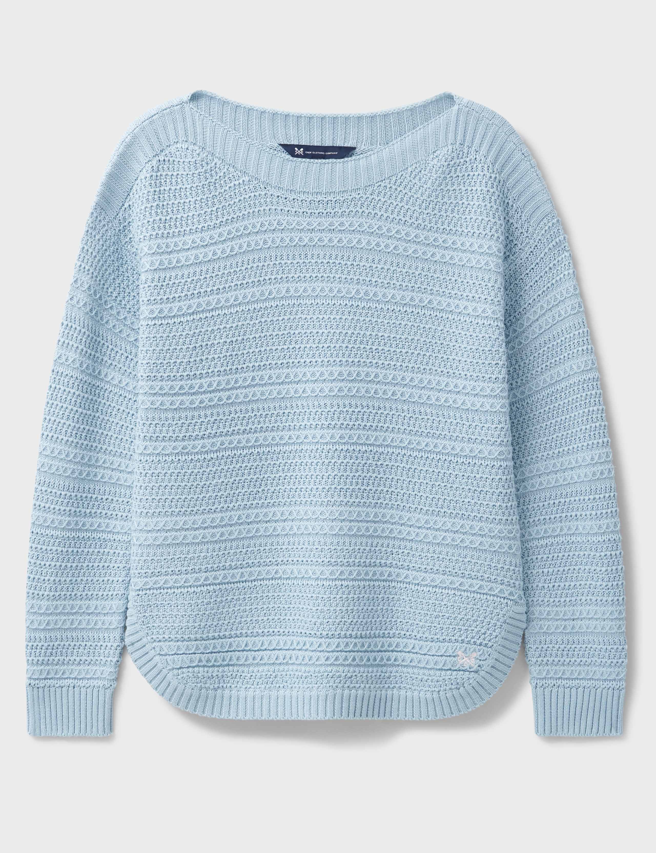 Cotton Blend Textured Jumper 2 of 5