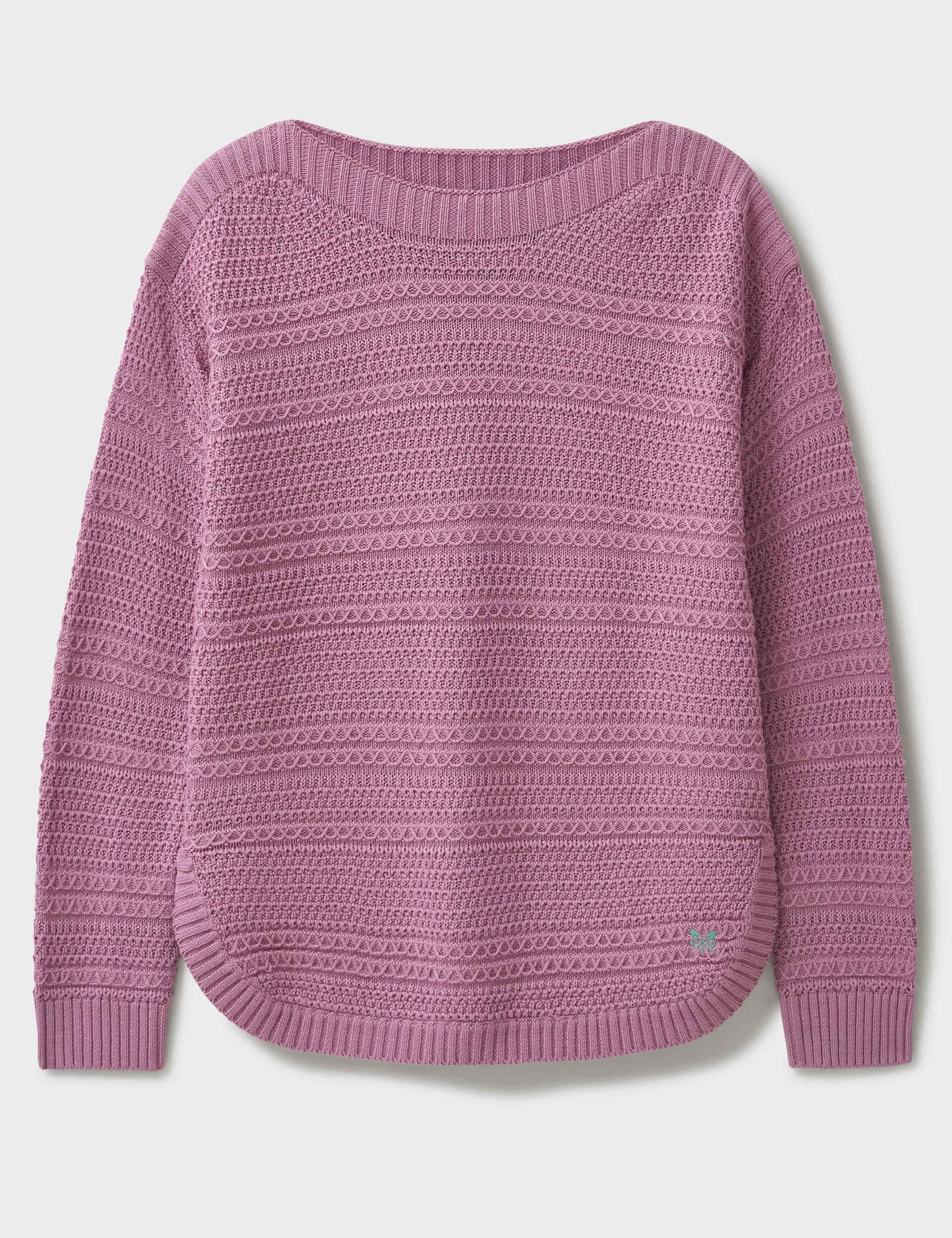 Cotton Blend Textured Jumper 2 of 5