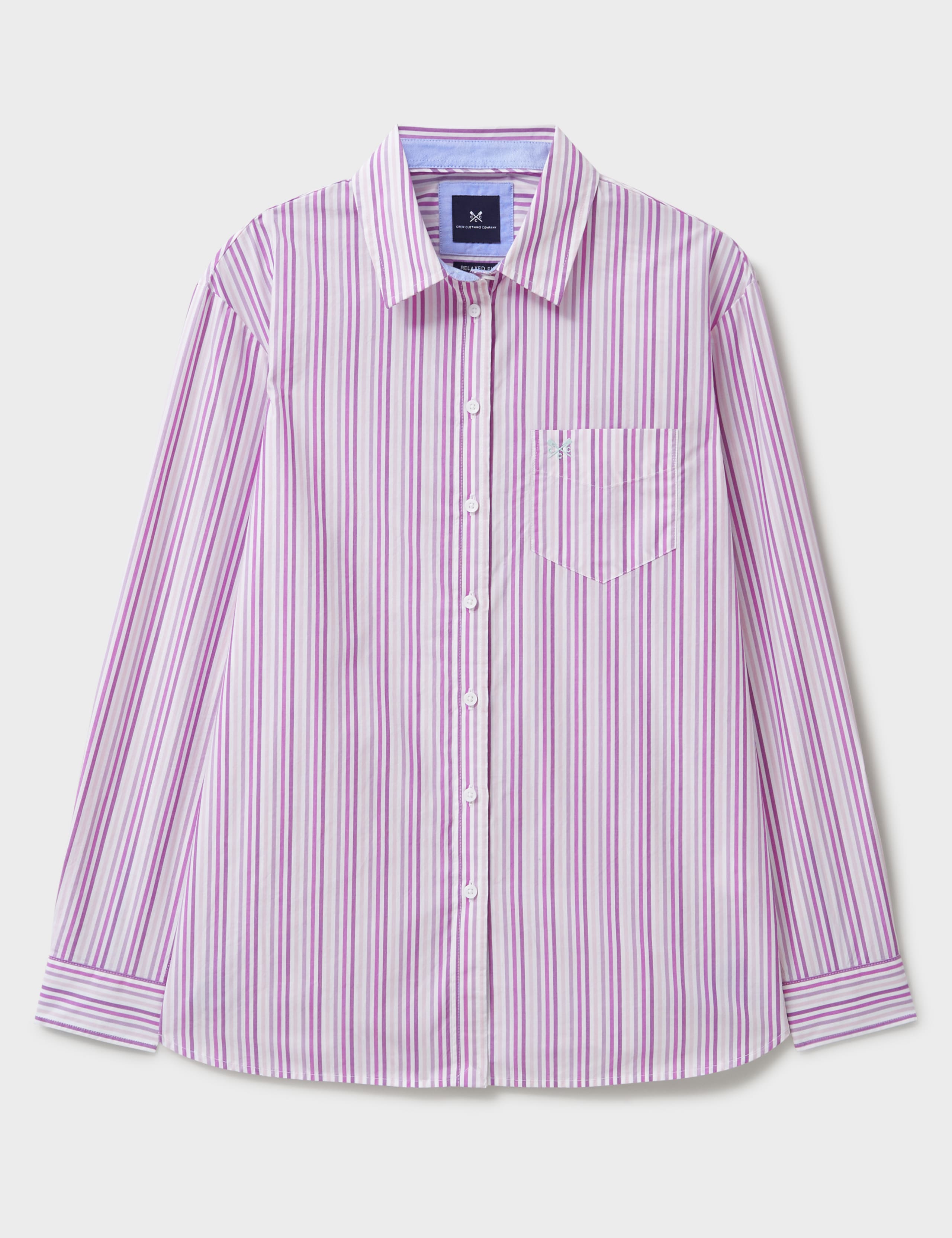 Pure Cotton Striped Collared Relaxed Shirt 2 of 5