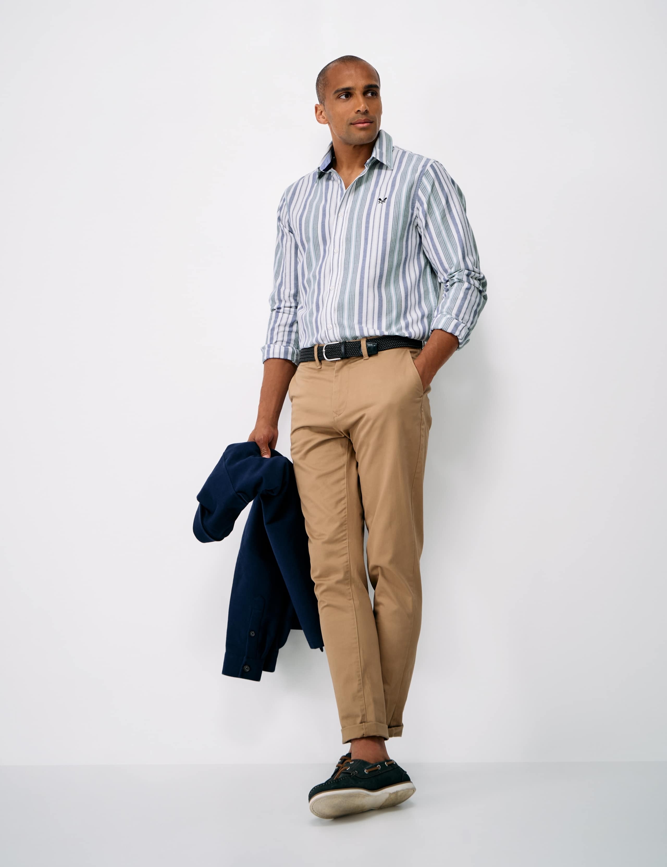 Regular Fit Pure Cotton Striped Oxford Shirt 3 of 5
