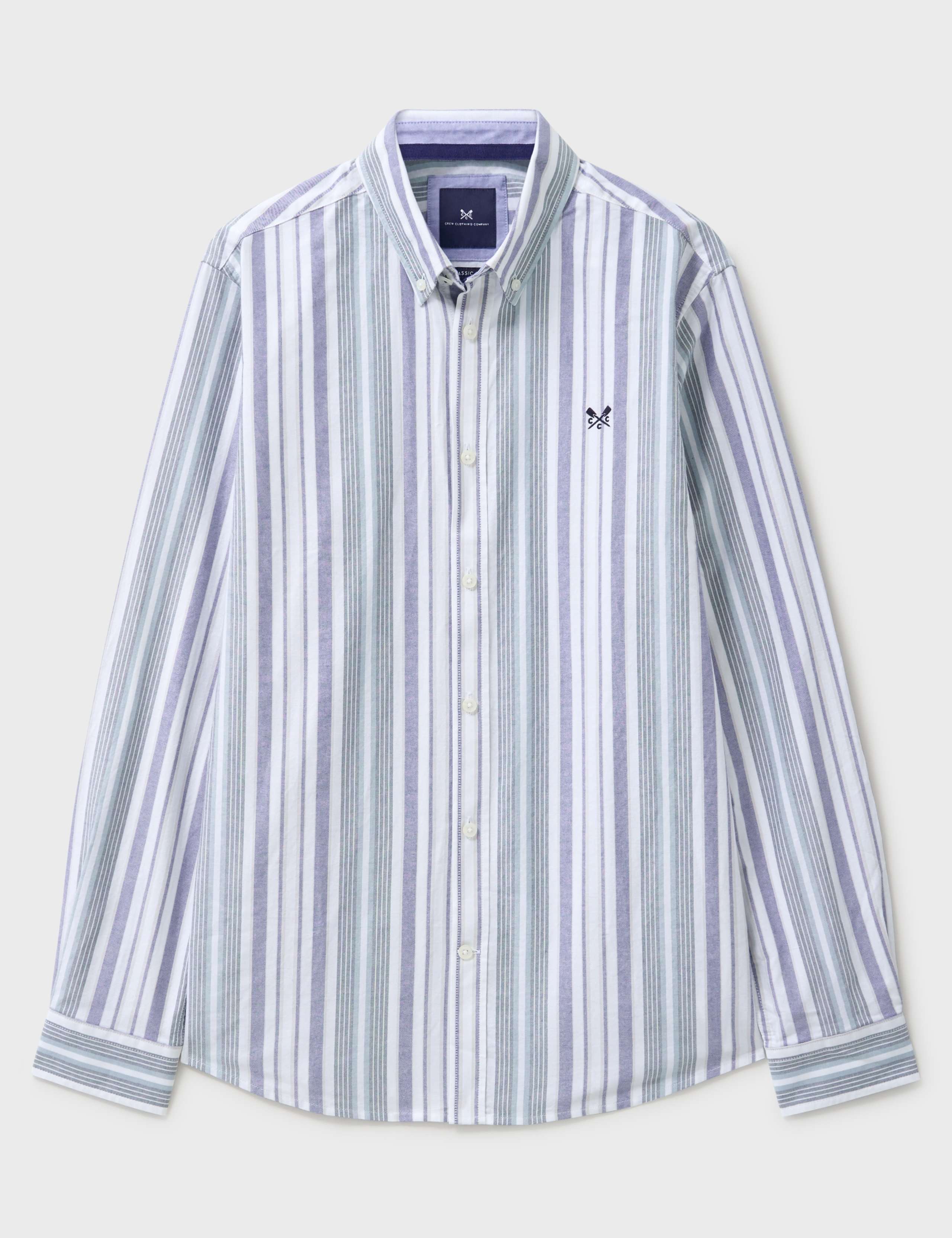 Regular Fit Pure Cotton Striped Oxford Shirt 2 of 5