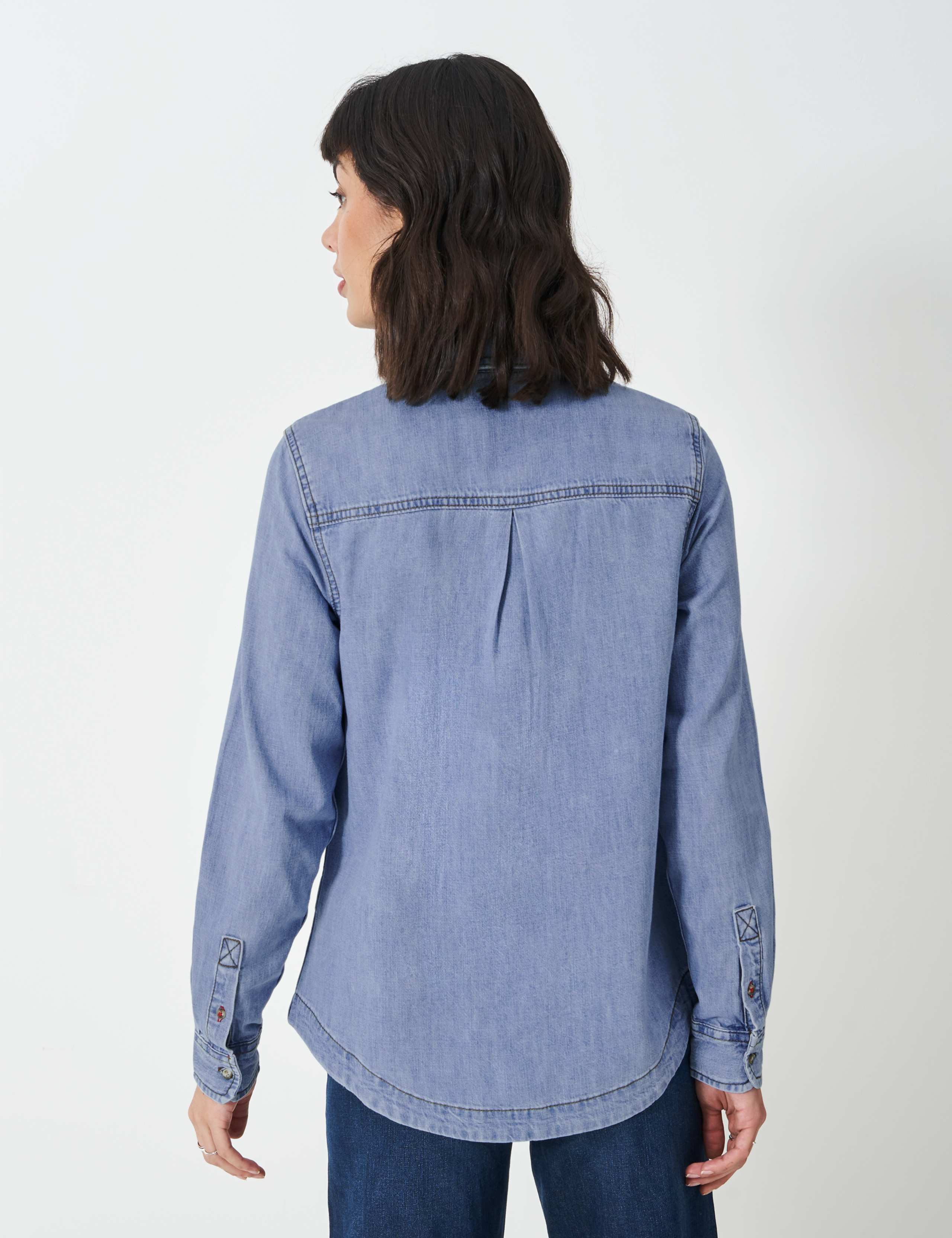 Denim Stitch Detail Shirt 4 of 5