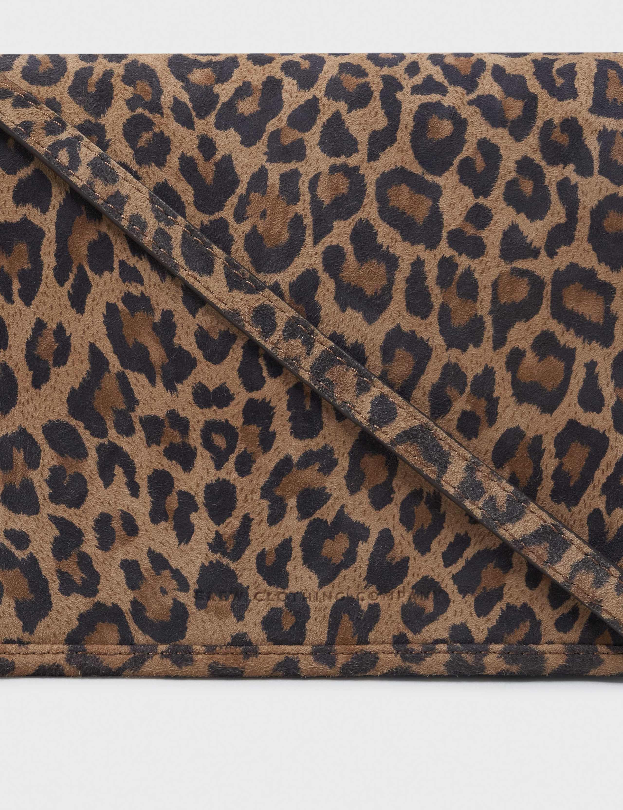 Suede Animal Print Cross Body Bag 3 of 3