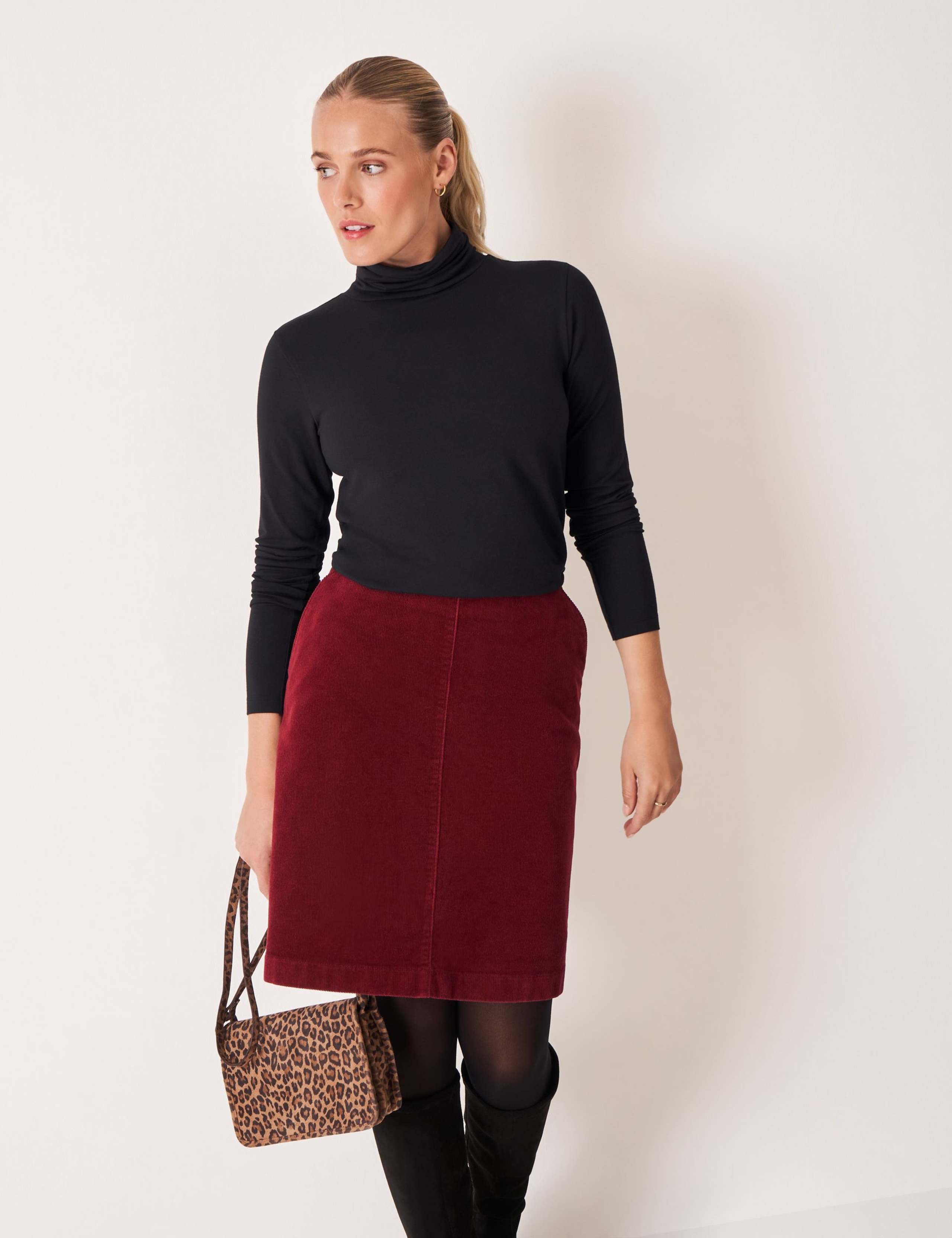 Jersey Roll Neck Top 3 of 5