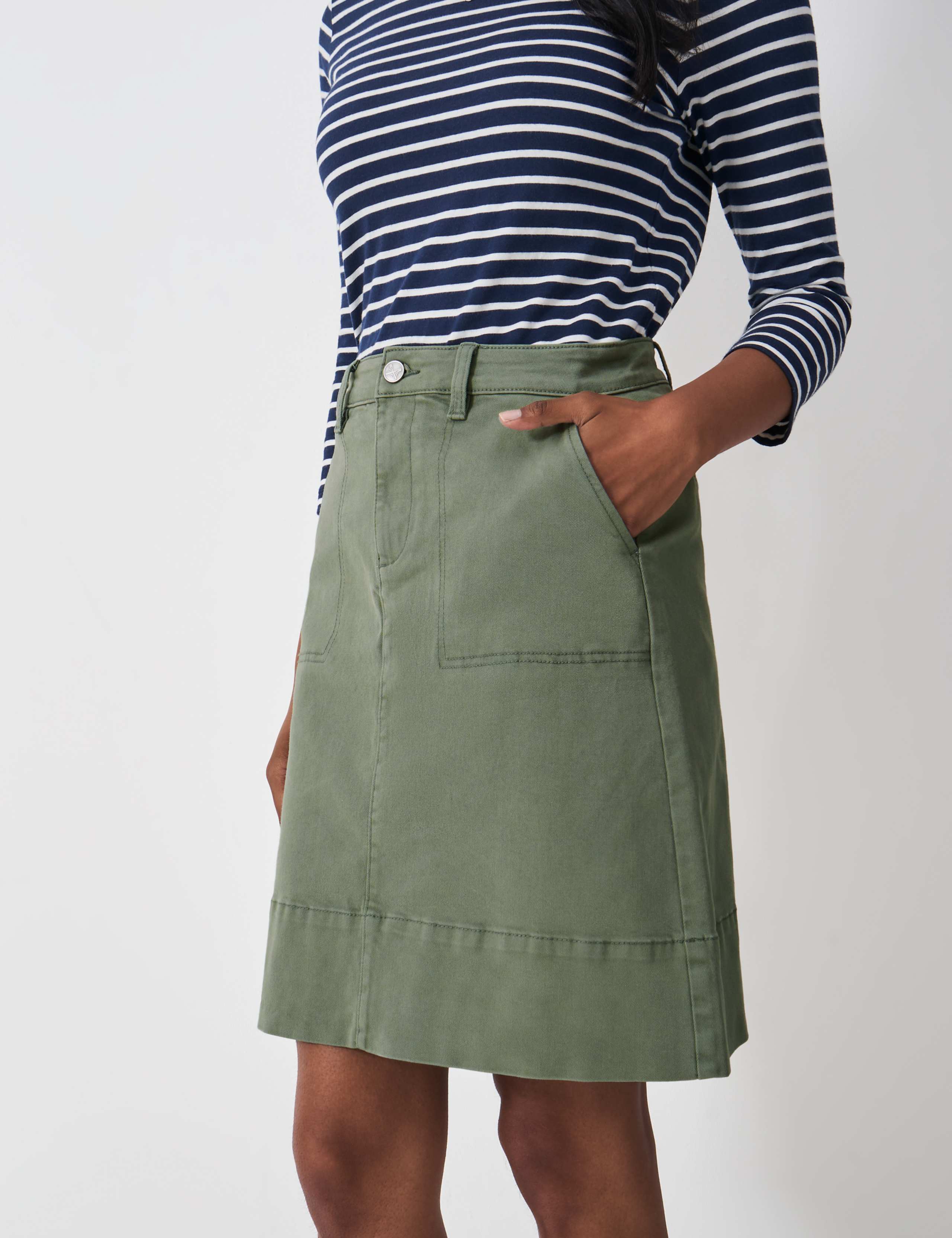 Denim Mini Skirt 4 of 5