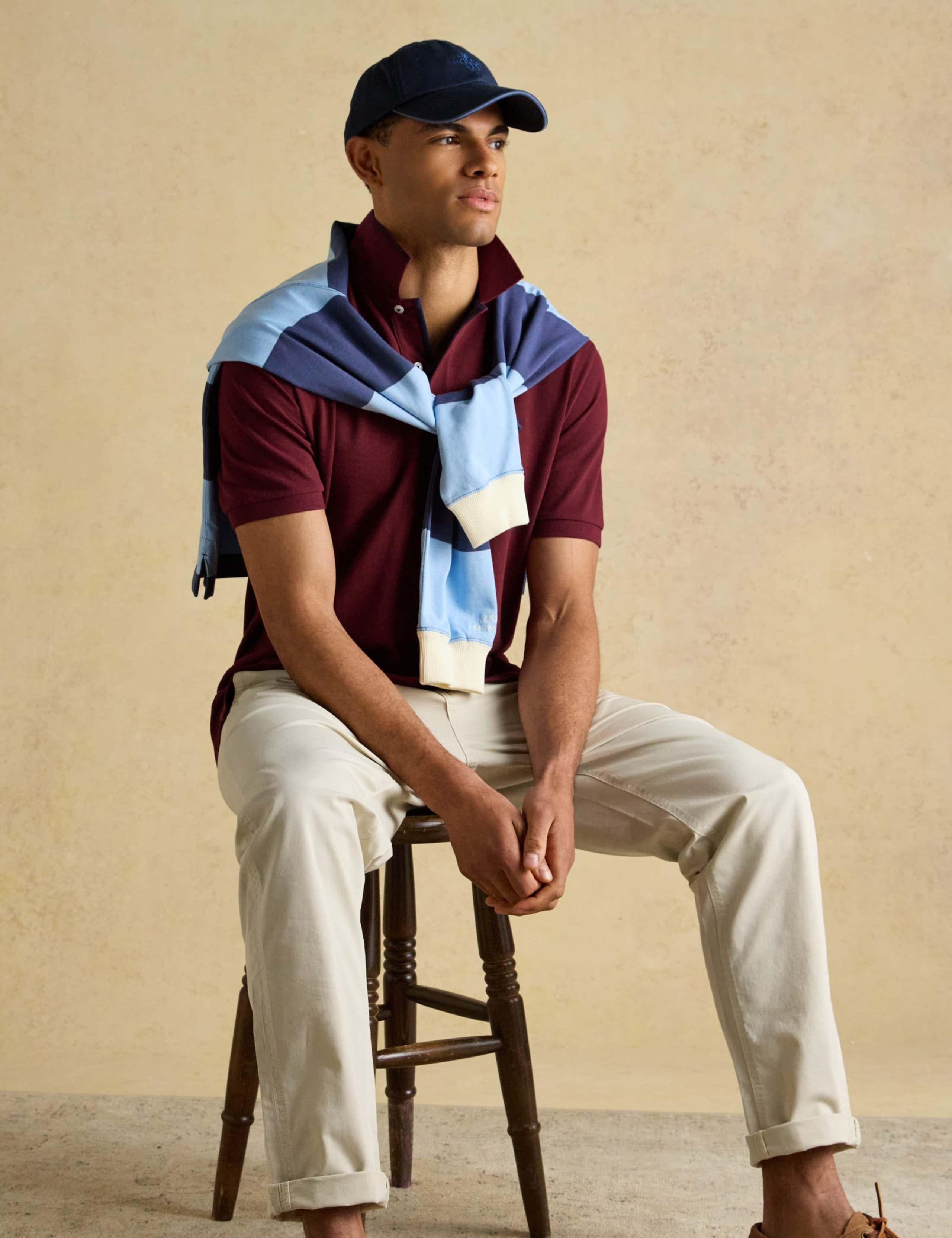 3 Pack Regular Fit Pure Cotton Polo Shirts 10 of 10