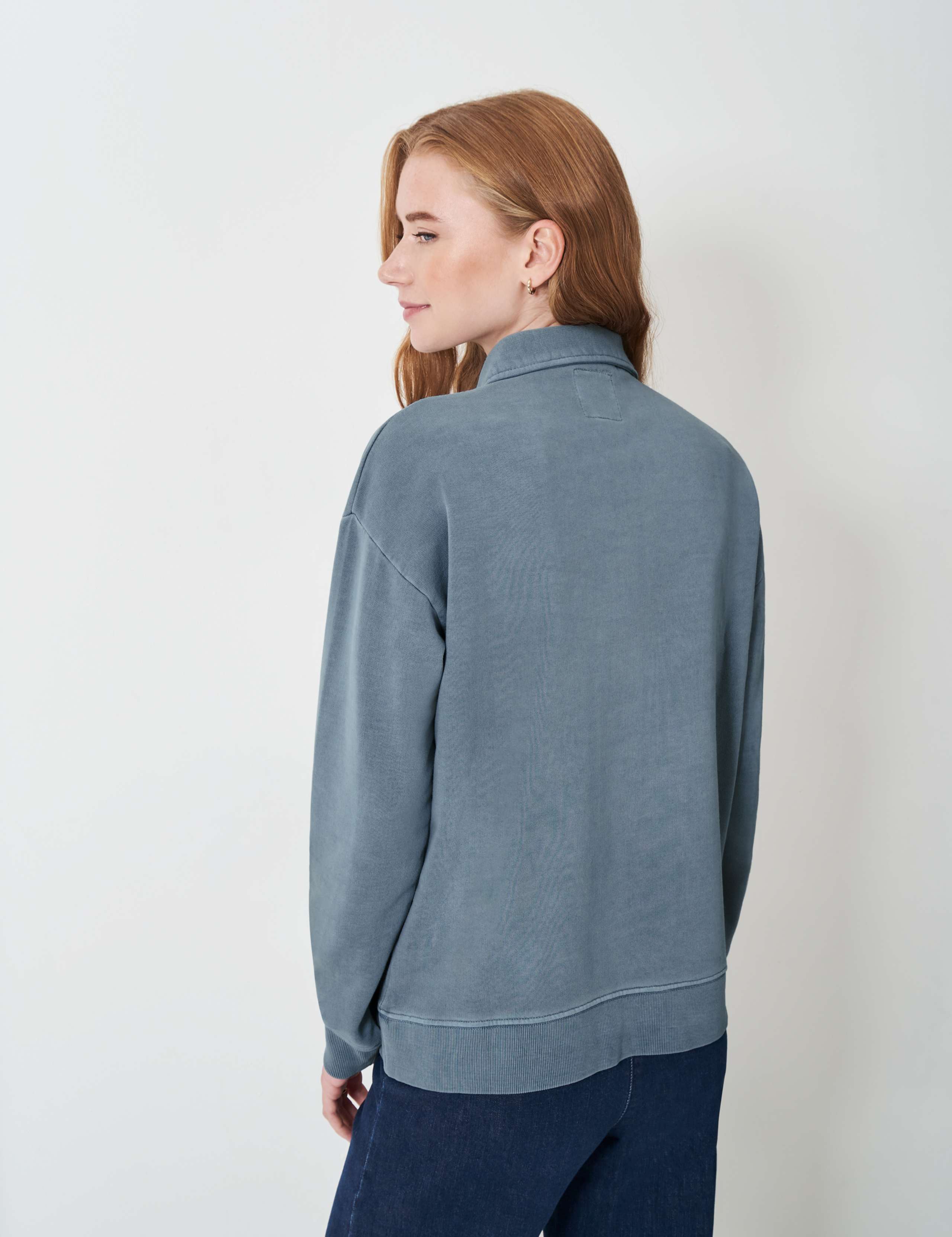 Pure Cotton Rugby Sweatshirt 4 of 5