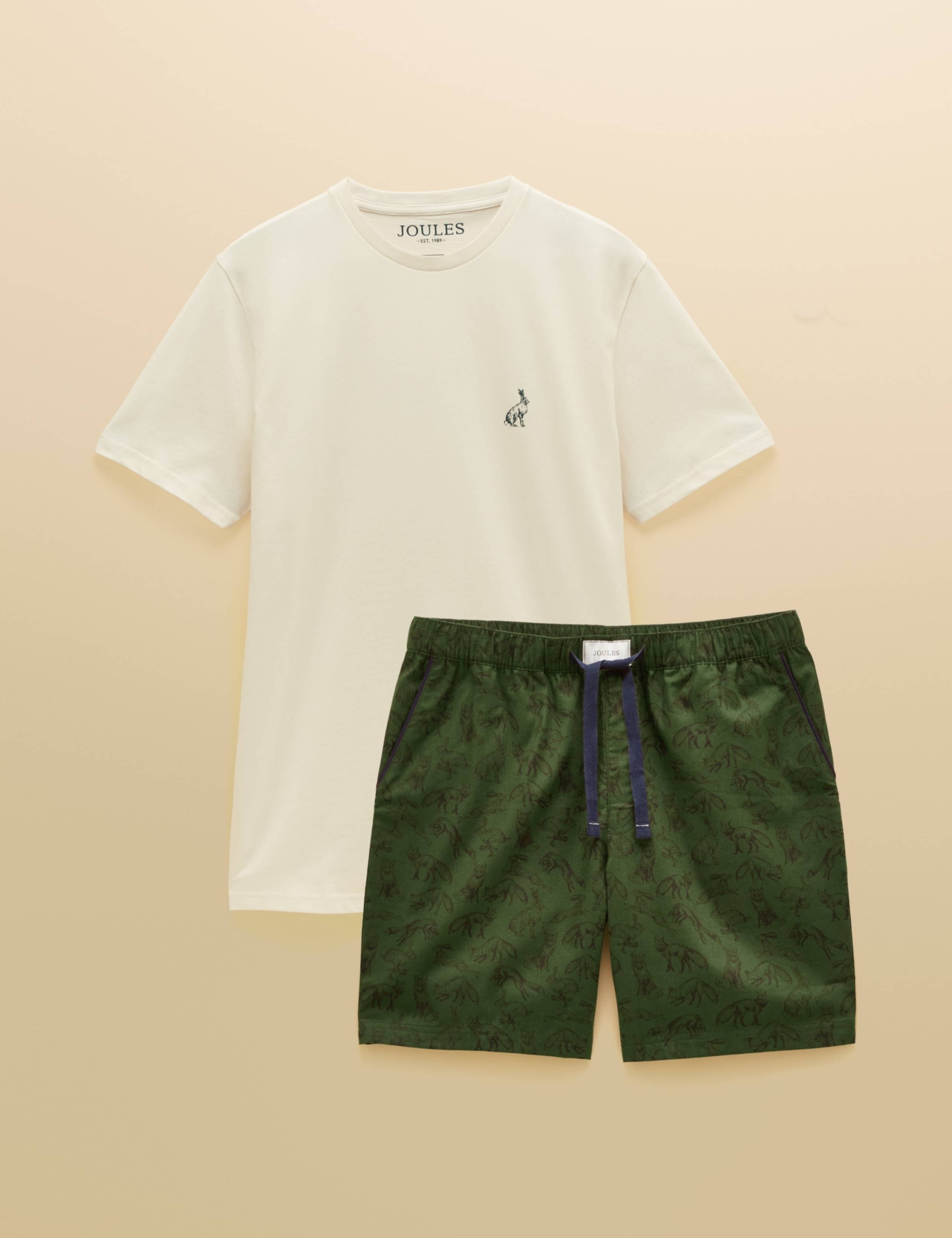 Pure Cotton Printed Pyjama Set 6 of 13