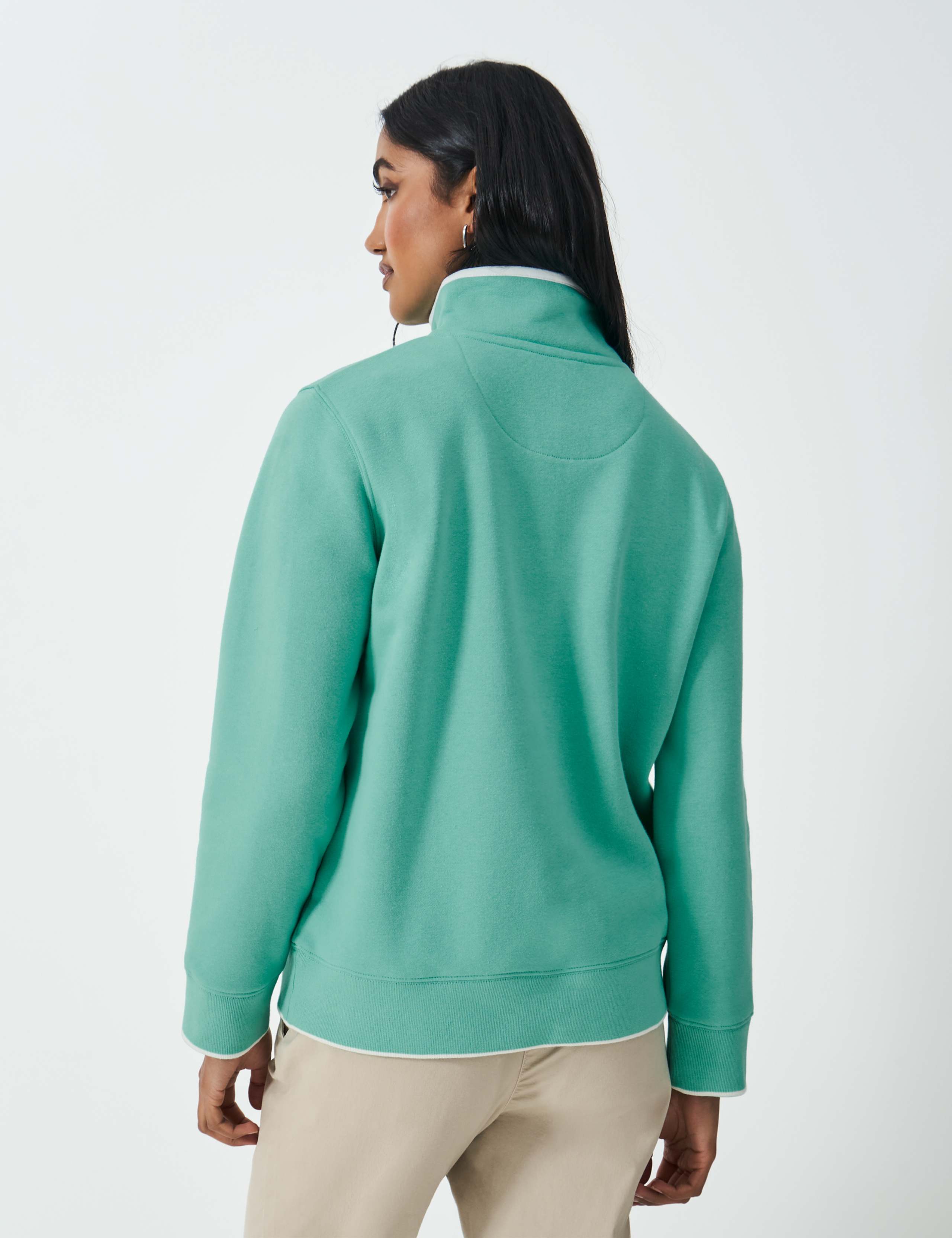 Cotton Rich Half Zip Sweatshirt 4 of 5
