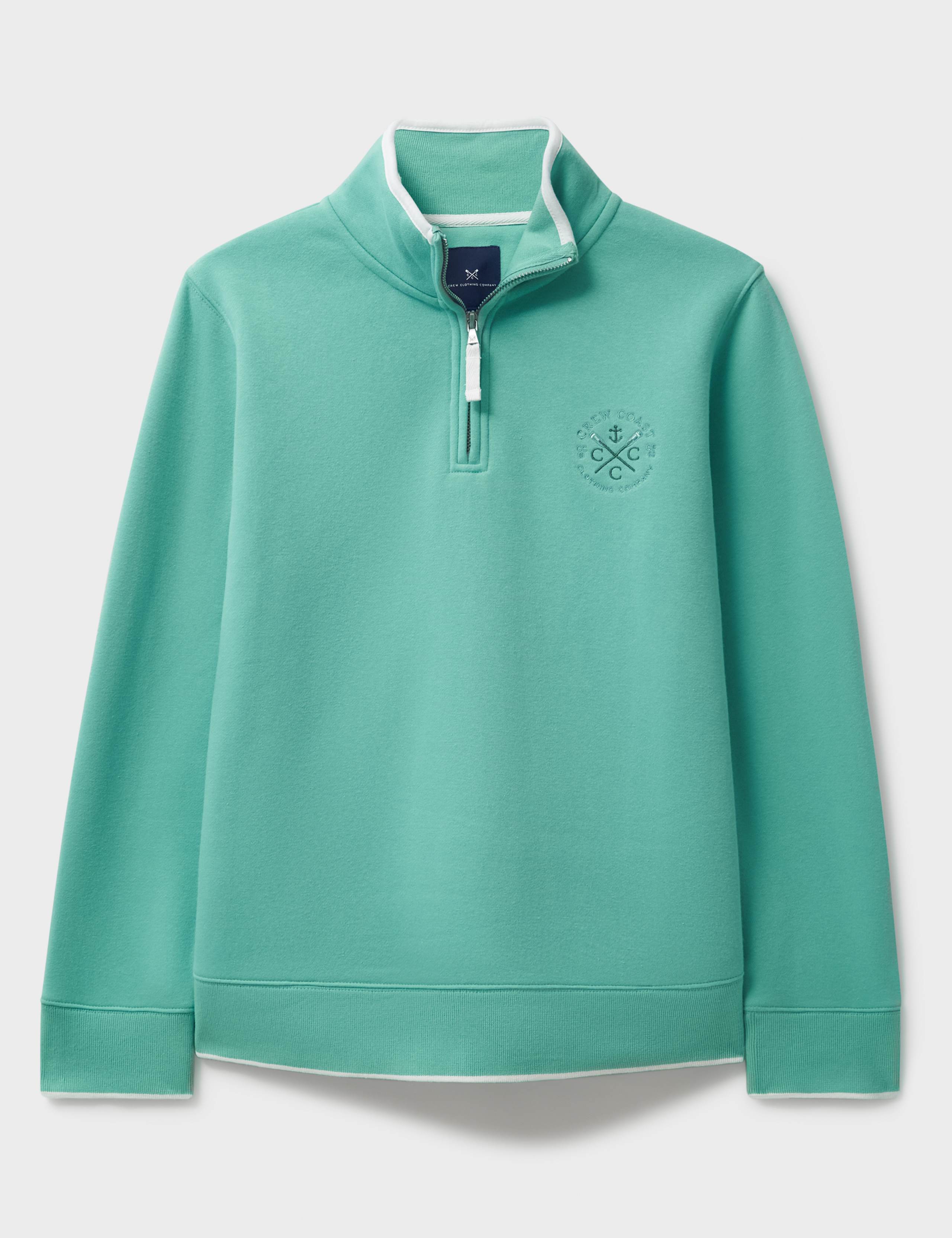 Cotton Rich Half Zip Sweatshirt 2 of 5