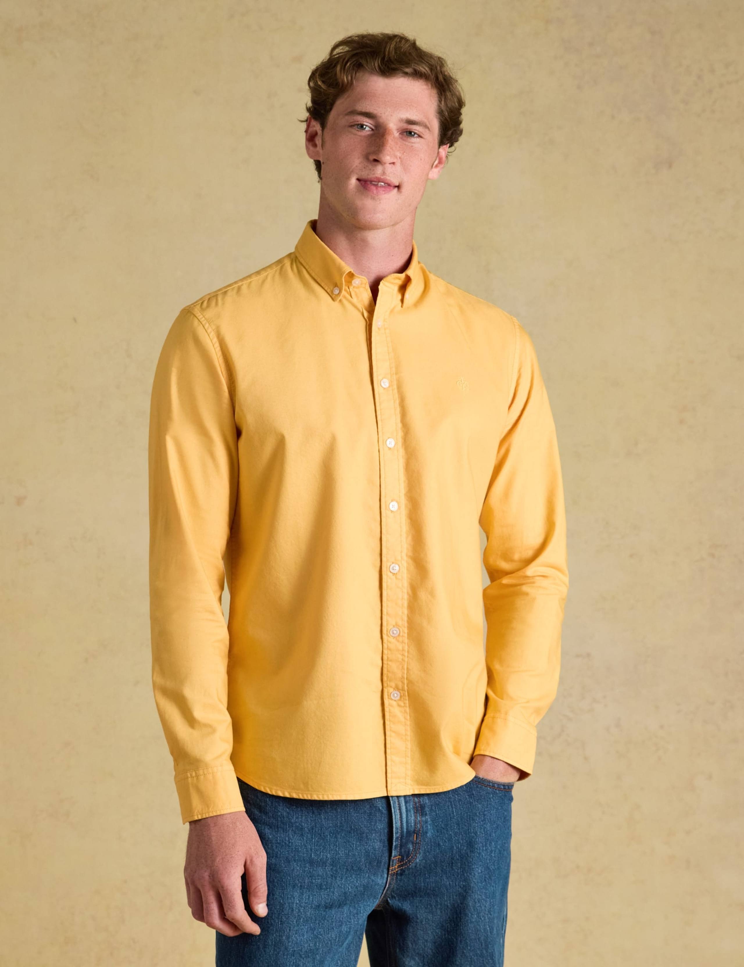 Regular Fit Pure Cotton Button Down Collar Shirt 1 of 7