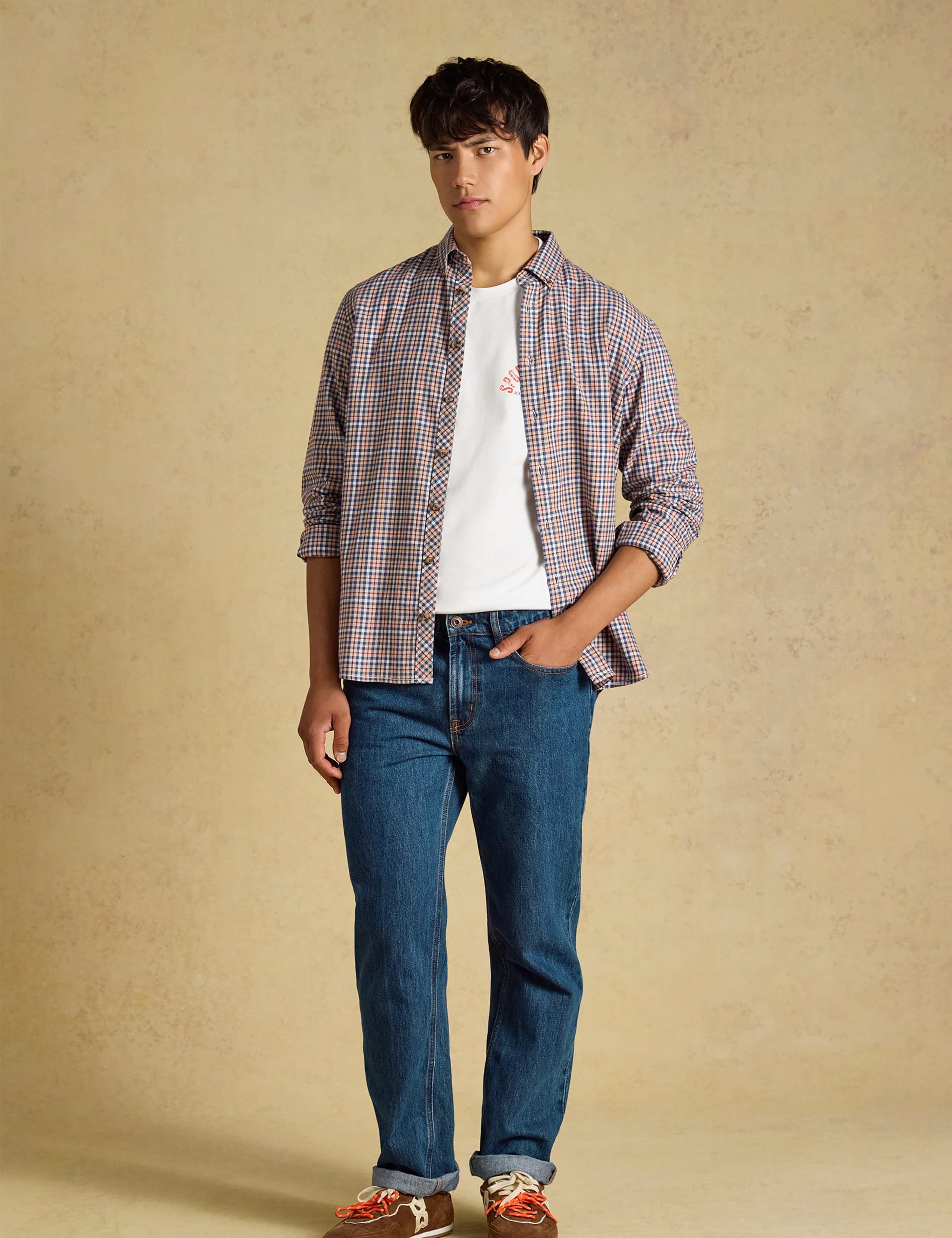 Regular Fit Pure Cotton Checked Flannel Shirt 2 of 9