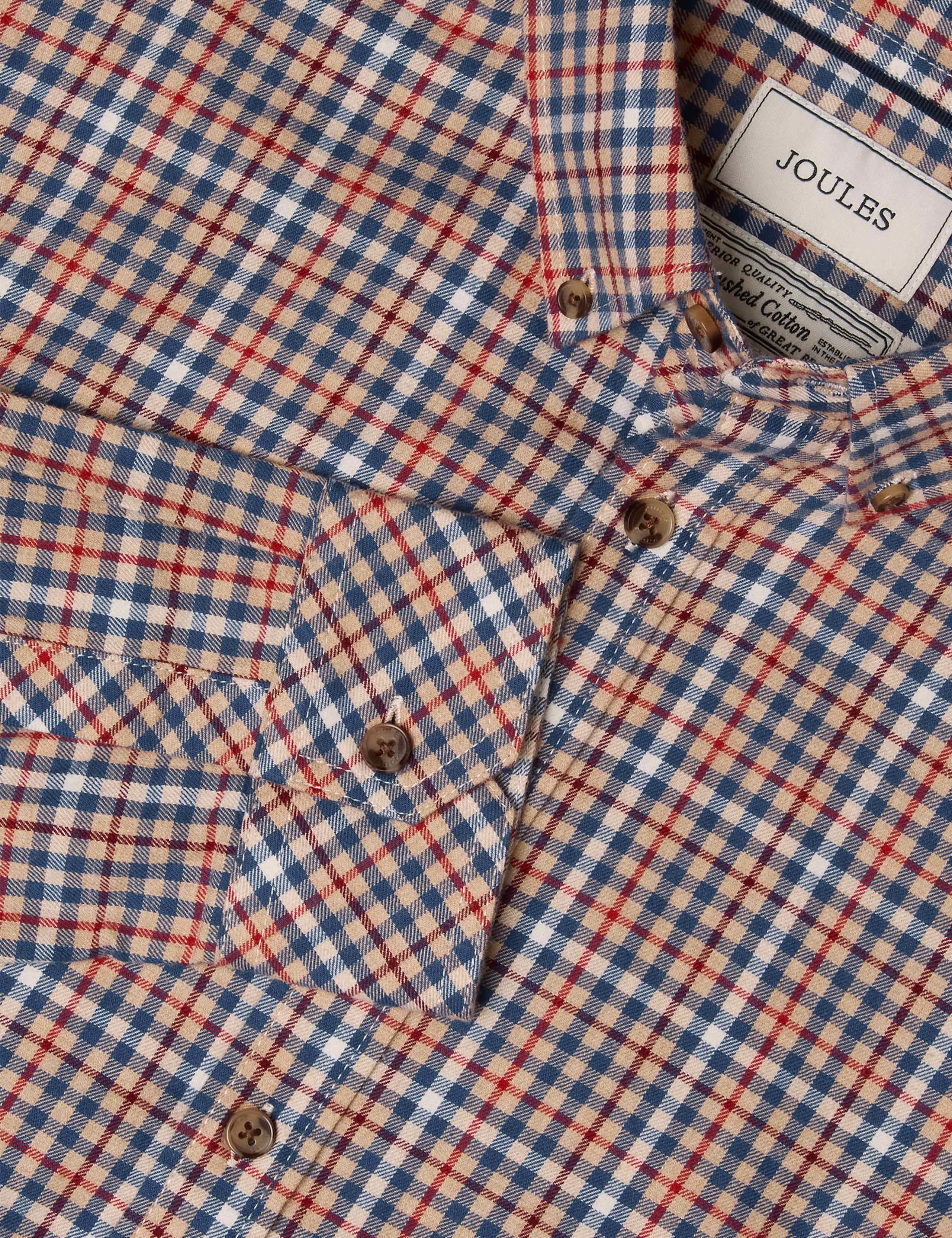 Regular Fit Pure Cotton Checked Flannel Shirt 9 of 9