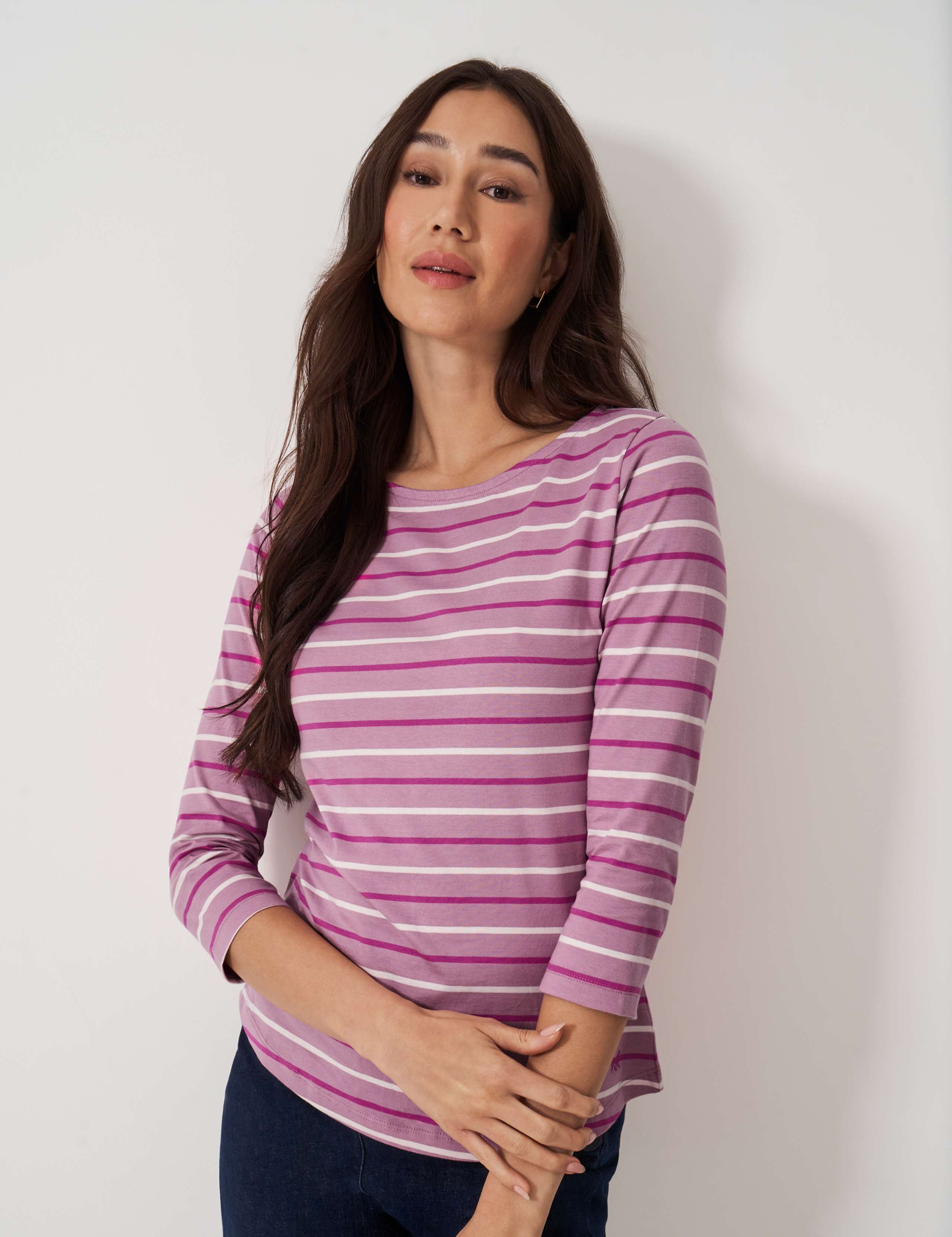 Pure Cotton Striped Top 1 of 5