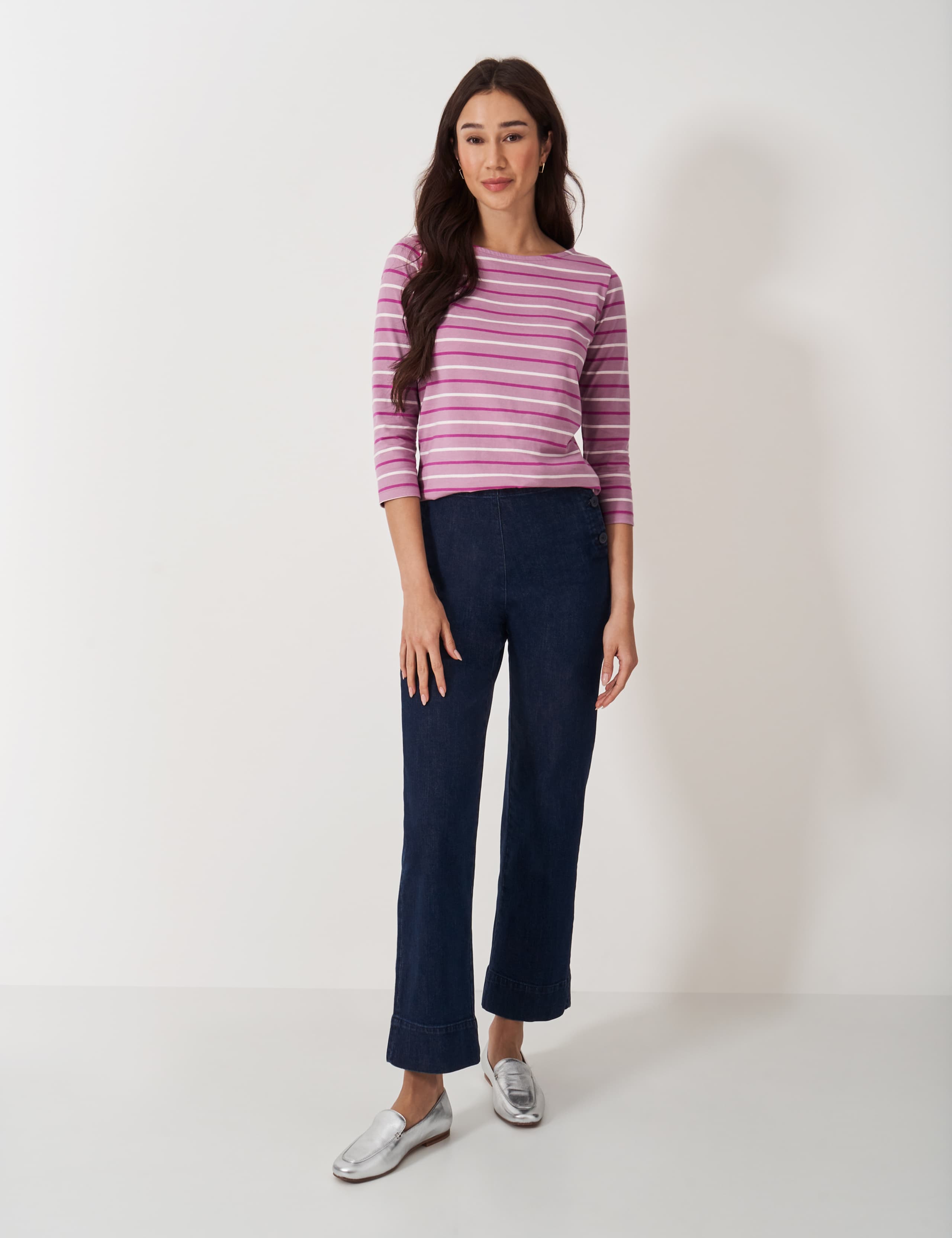 Pure Cotton Striped Top 3 of 5