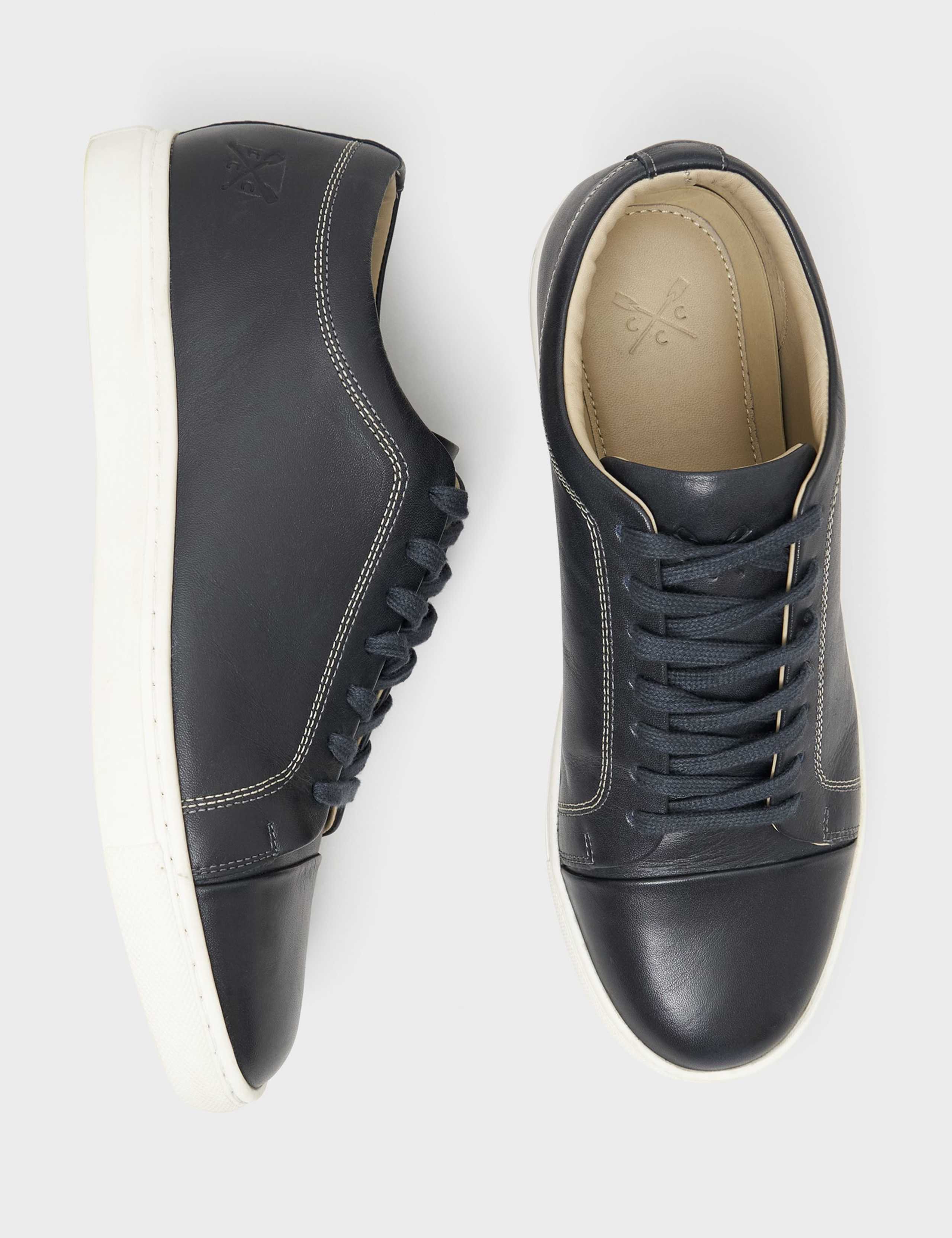 Leather Lace Up Trainers 4 of 4