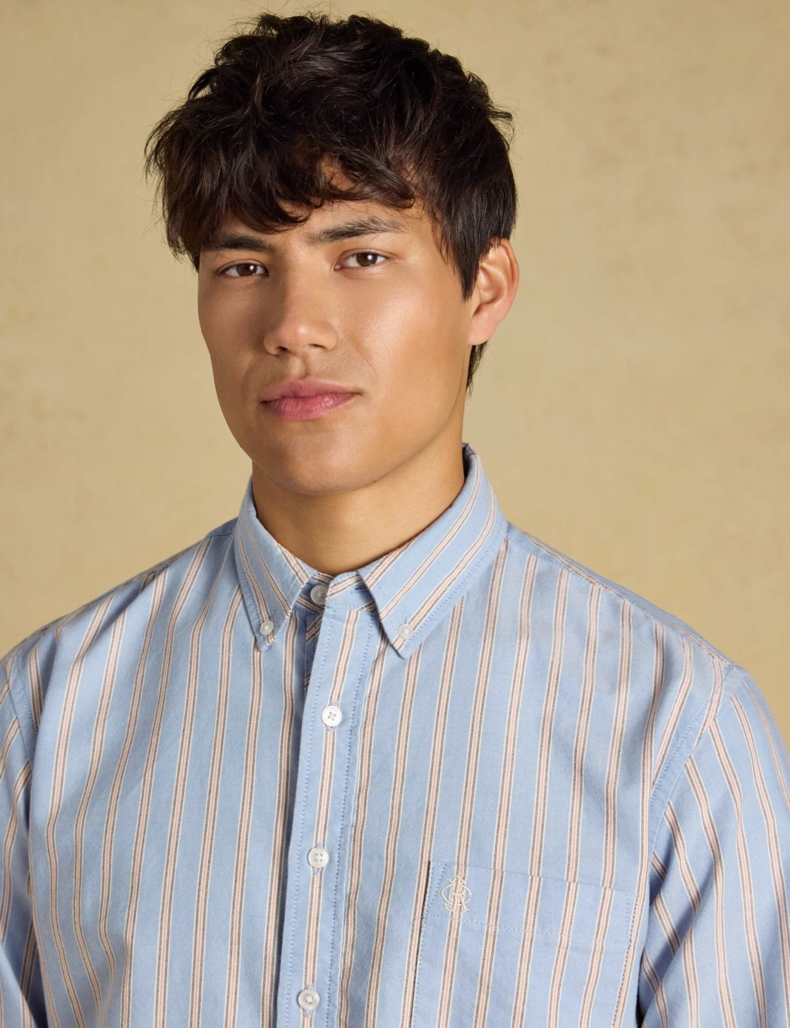 Regular Fit Pure Cotton Striped Shirt 3 of 8