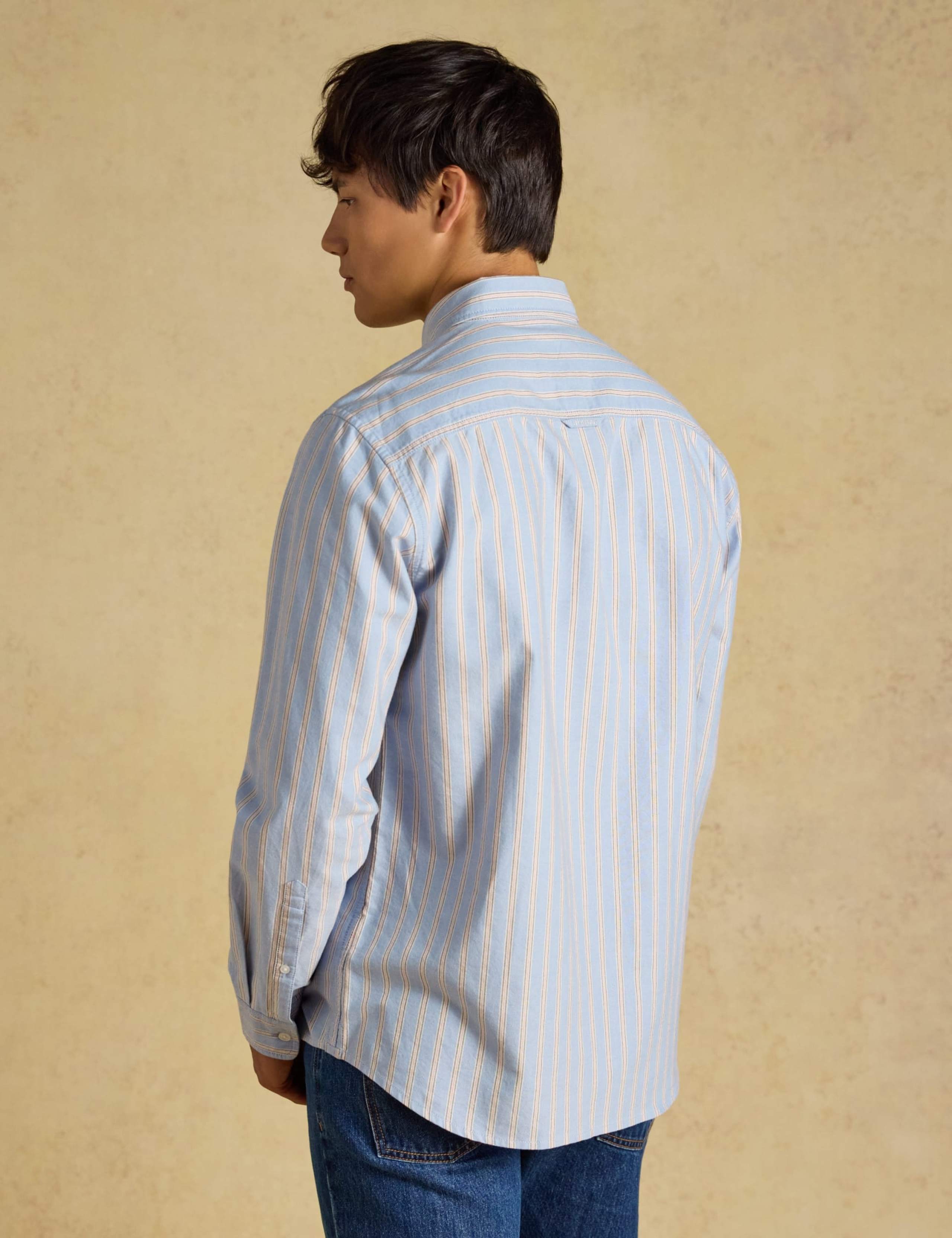 Regular Fit Pure Cotton Striped Shirt 4 of 8