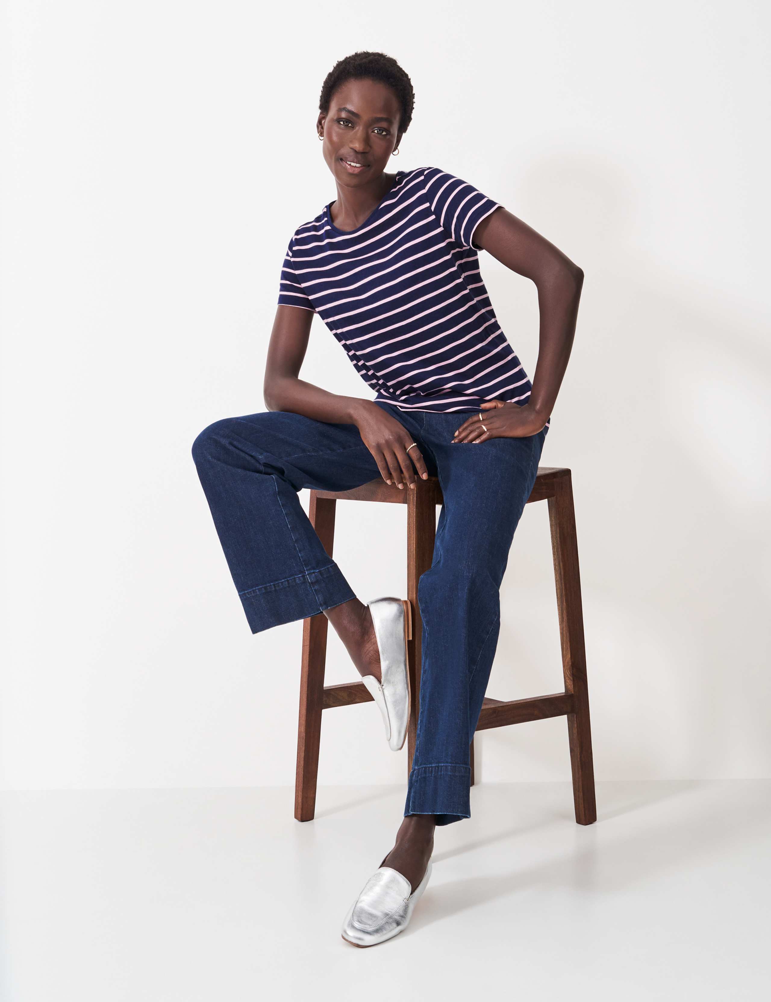 Pure Cotton Striped T-Shirt 3 of 5