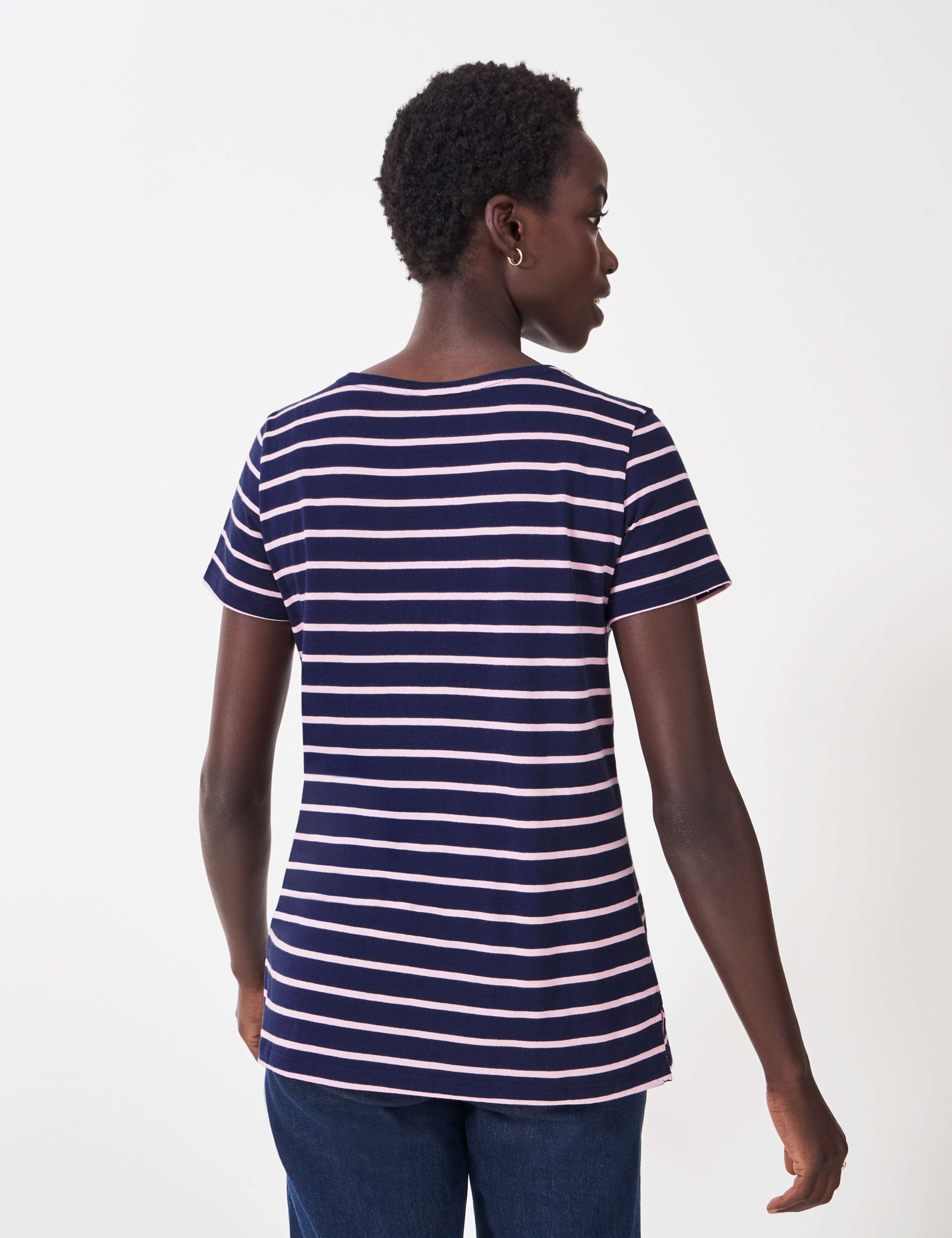 Pure Cotton Striped T-Shirt 4 of 5
