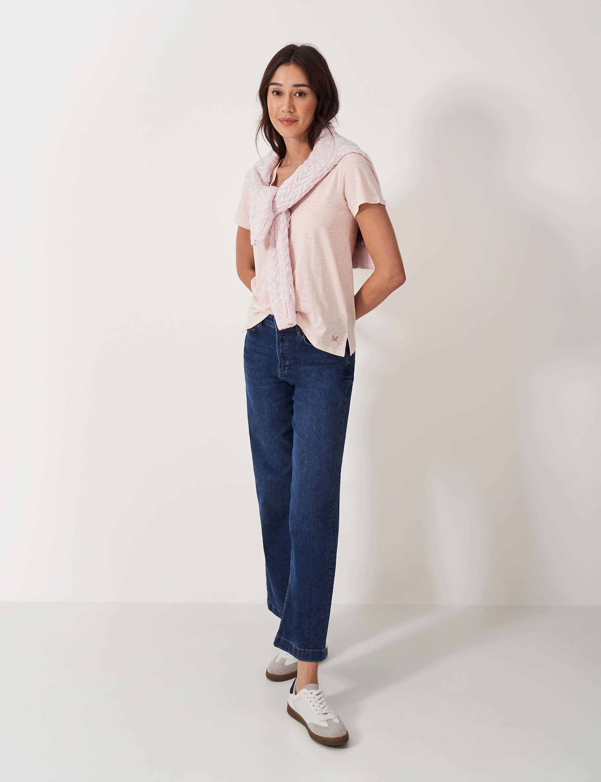 Pure Cotton V-Neck T-Shirt 3 of 5