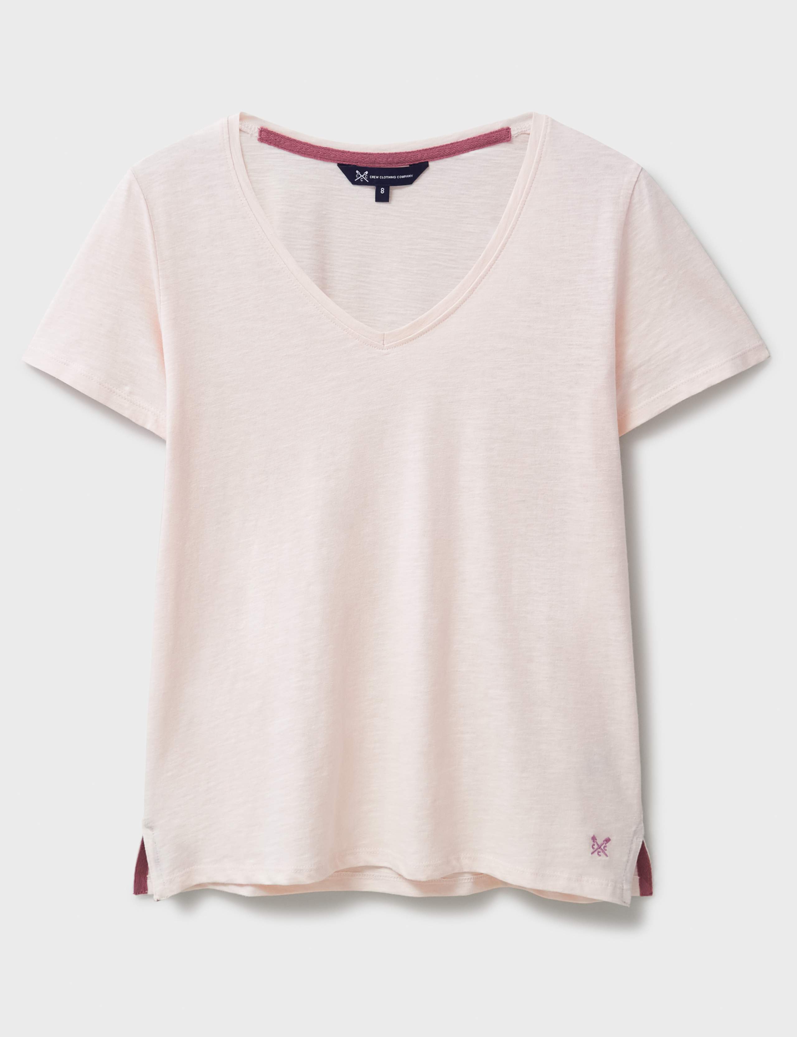 Pure Cotton V-Neck T-Shirt 2 of 5