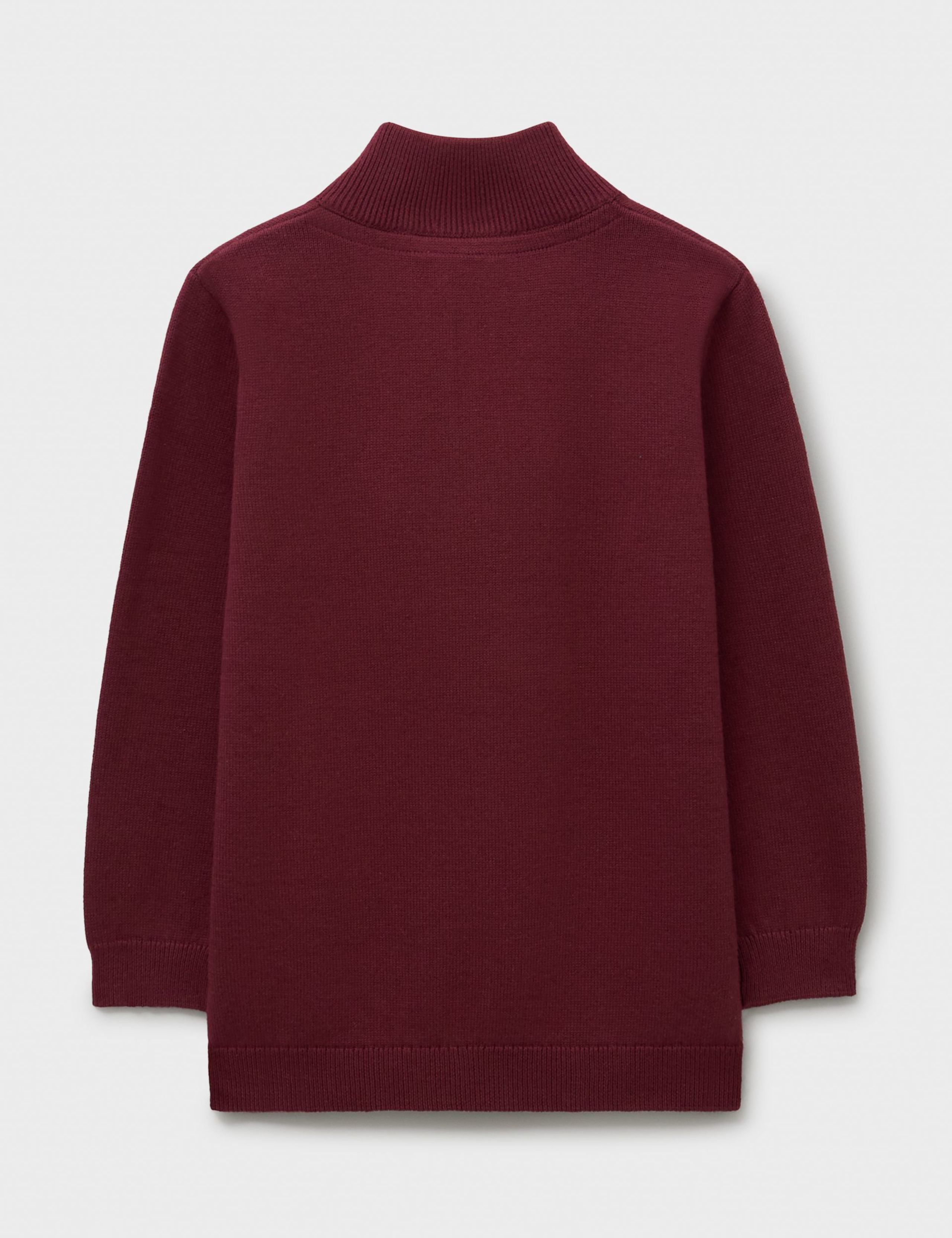Pure Cotton Half Zip Jumper (3-12 Yrs) 3 of 3