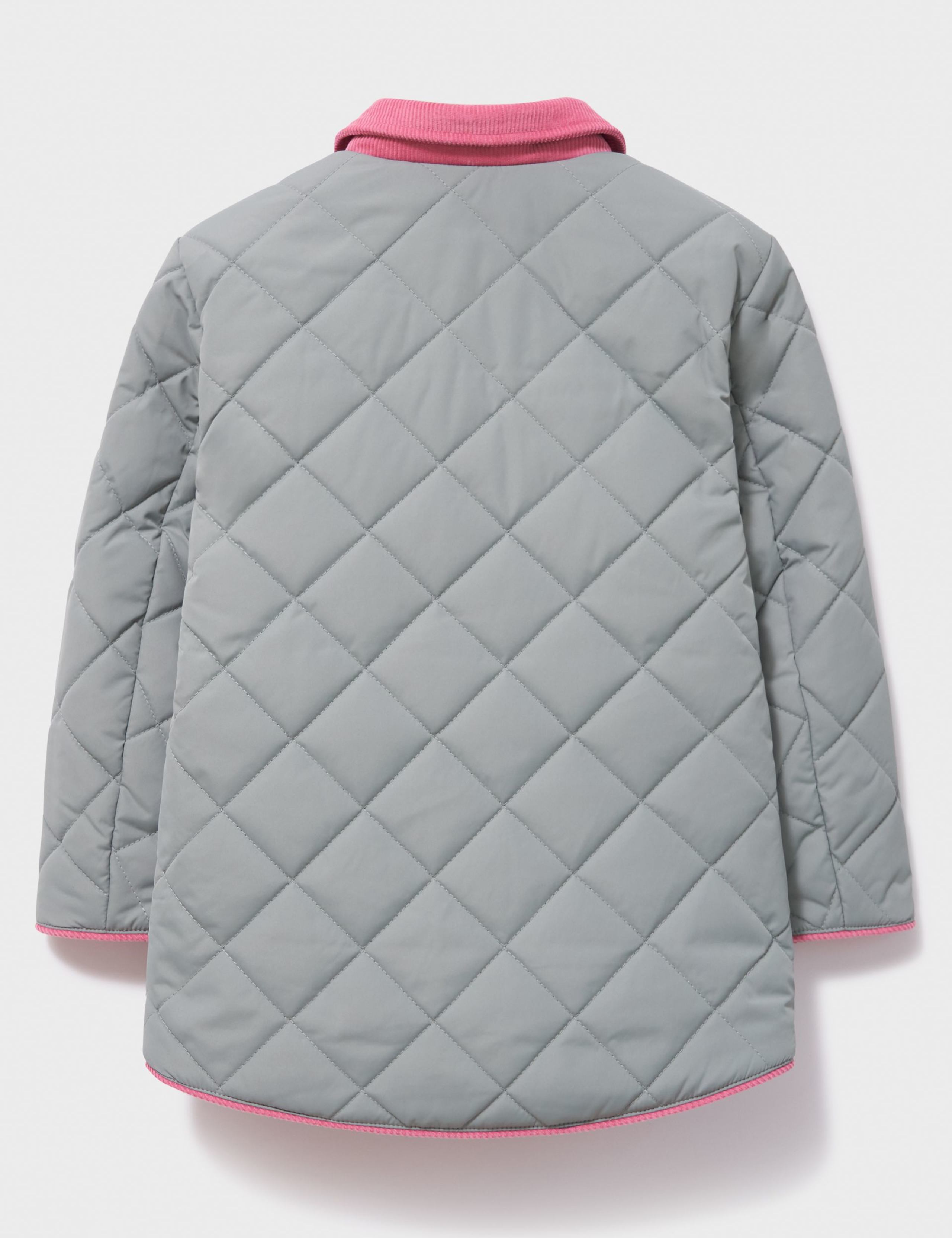 Cord Collar Diamond Quilted Jacket (3-12 Yrs) 3 of 3
