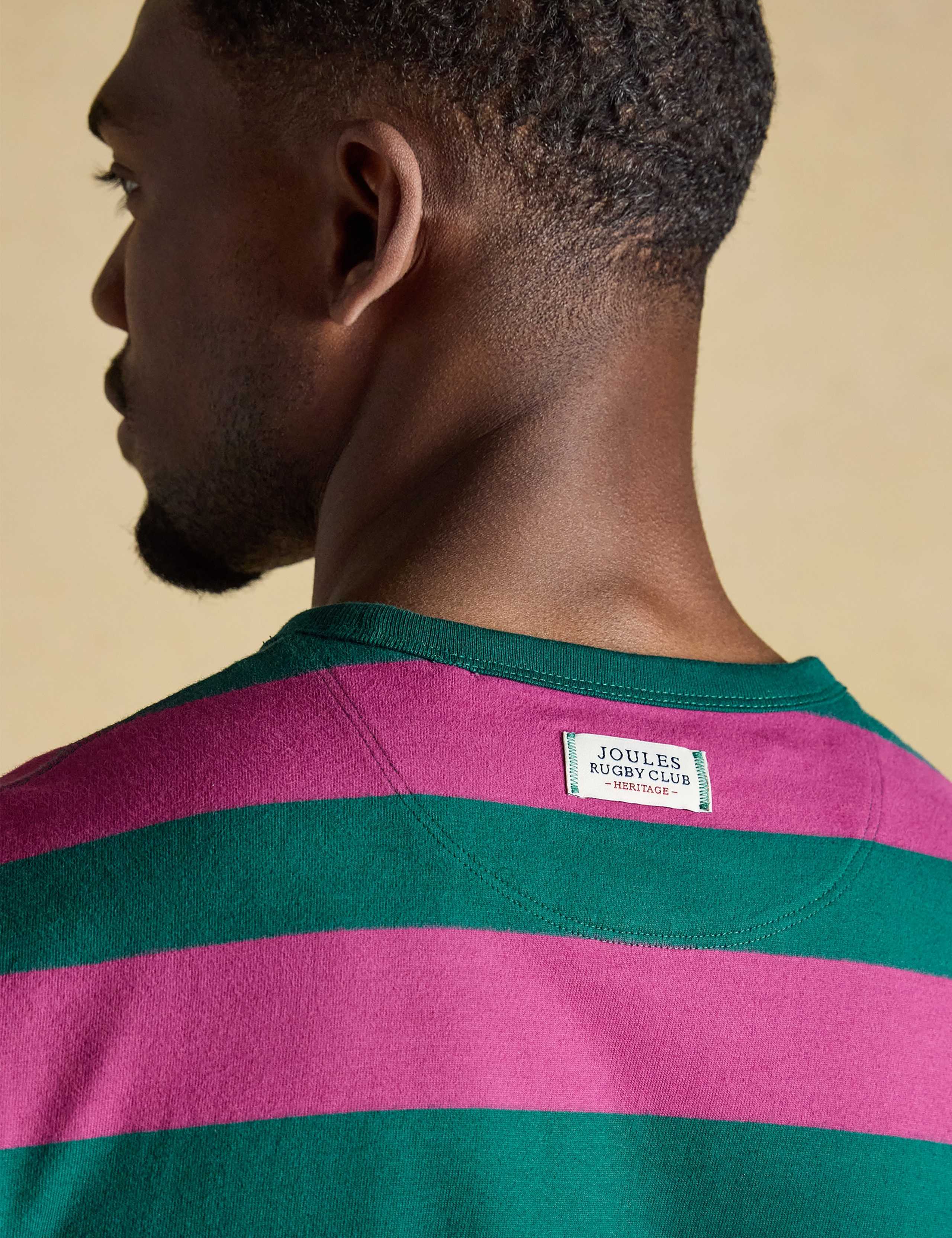 Pure Cotton Striped Crew Neck T-Shirt 3 of 7