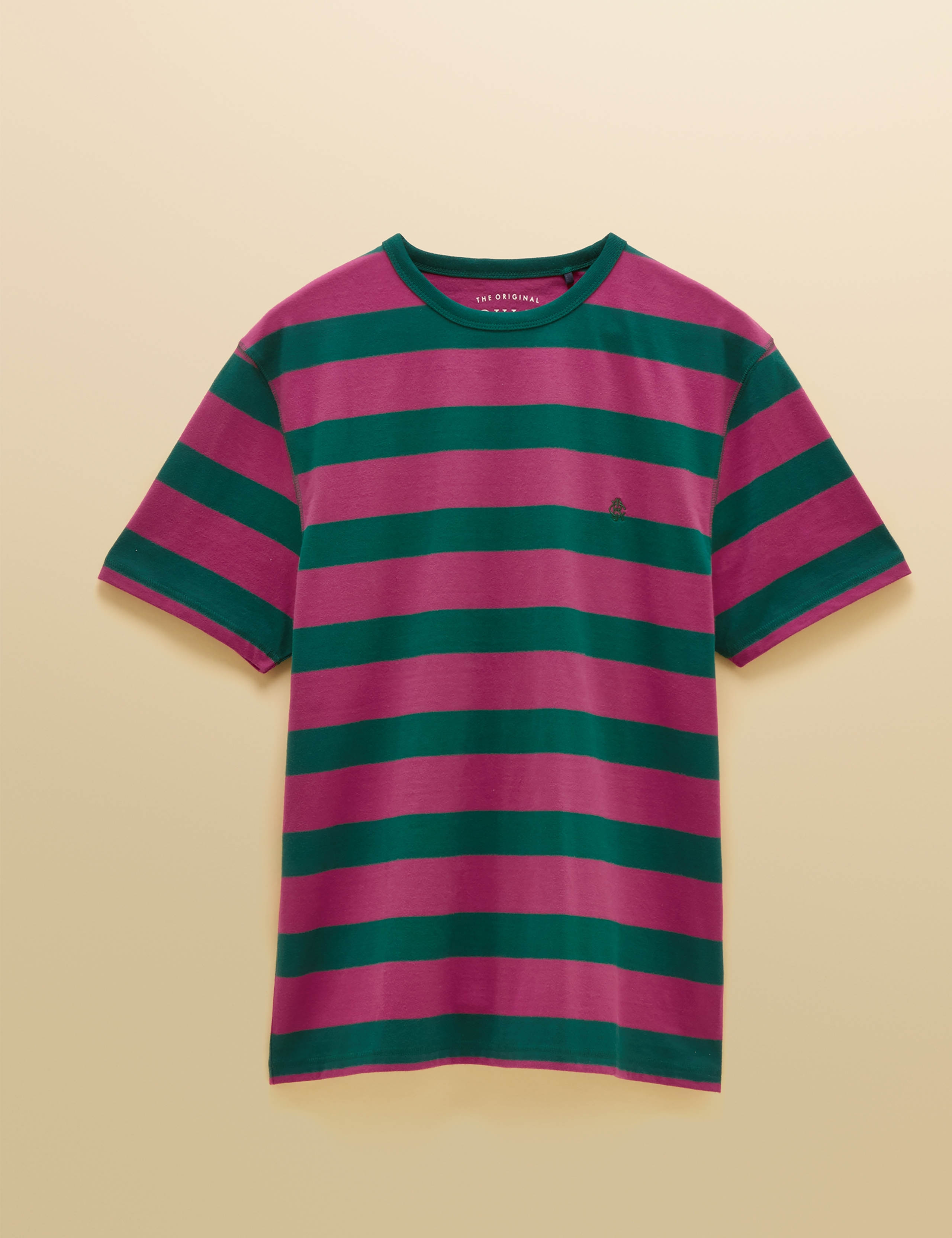 Pure Cotton Striped Crew Neck T-Shirt 6 of 7