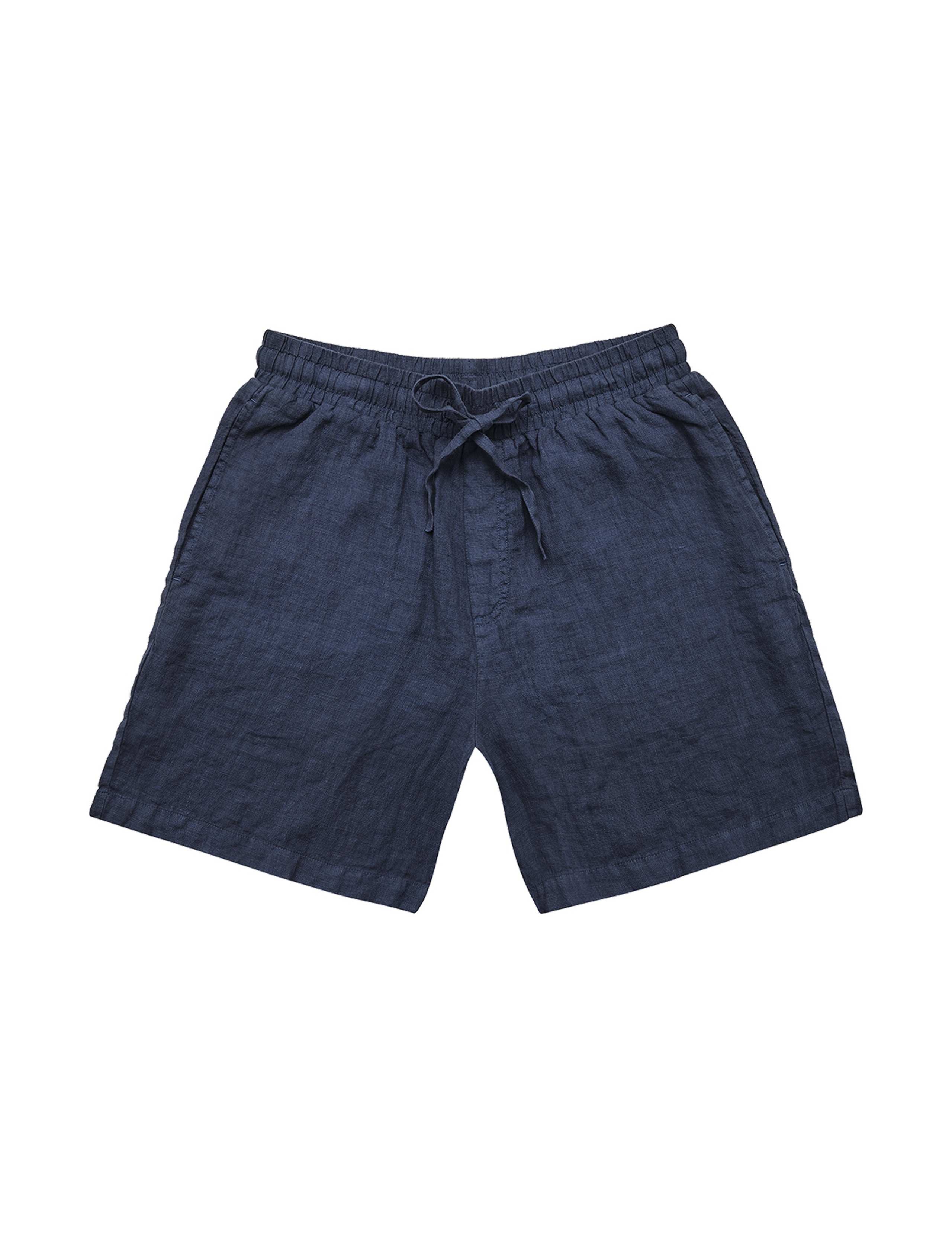 Pure Linen Lightweight Elasticated Shorts 2 of 4