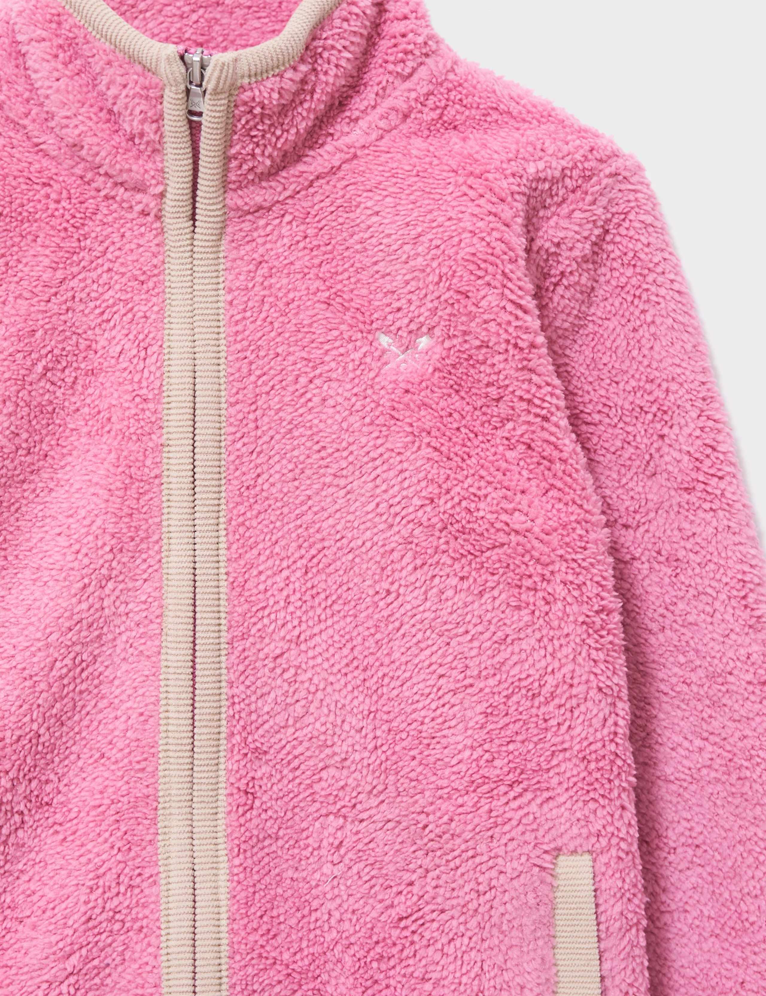 Contrast Trim Zip Fleece Top (3-12 Yrs) 2 of 3