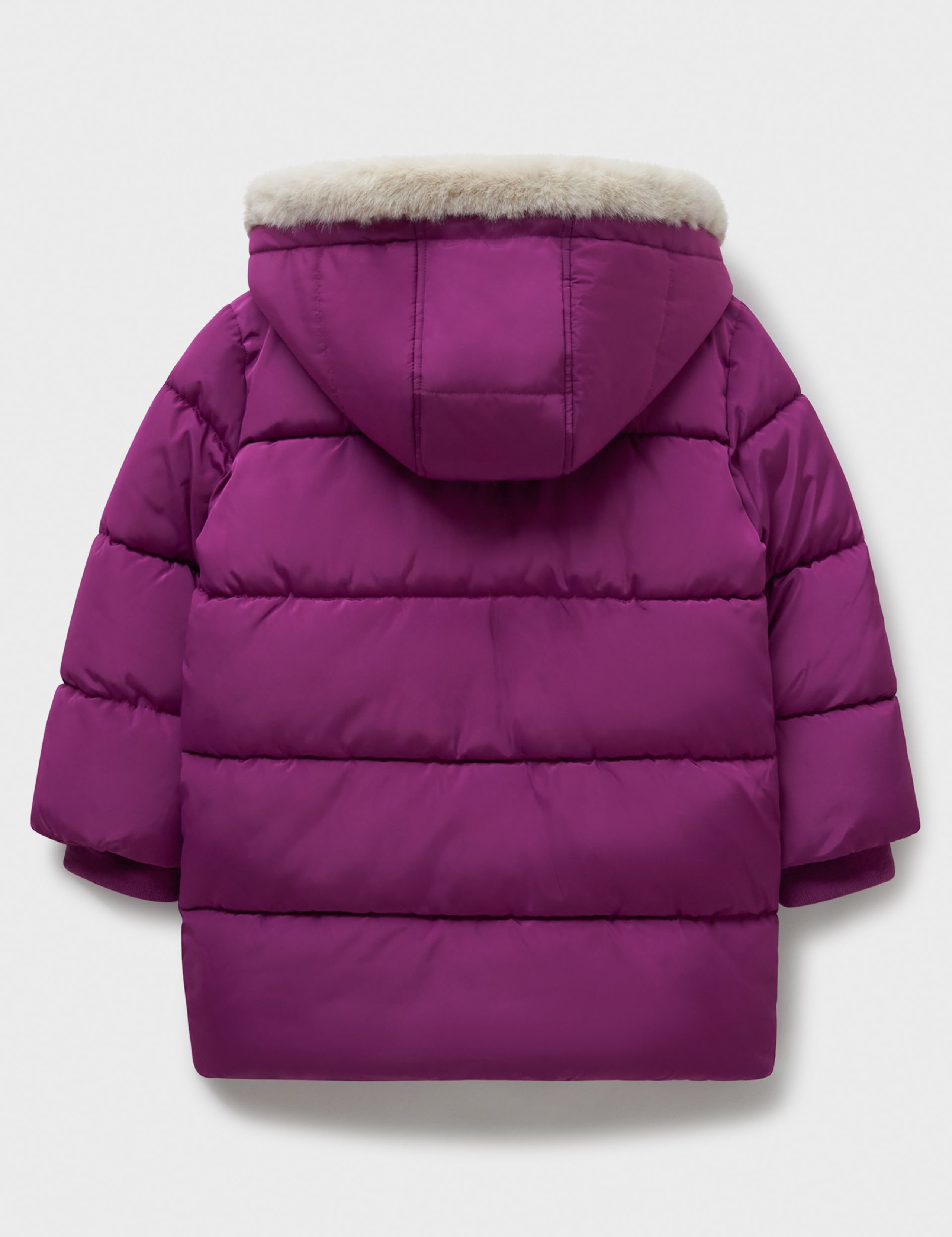 Fleece Lined Hooded Padded Coat (3-12 Yrs) 2 of 3