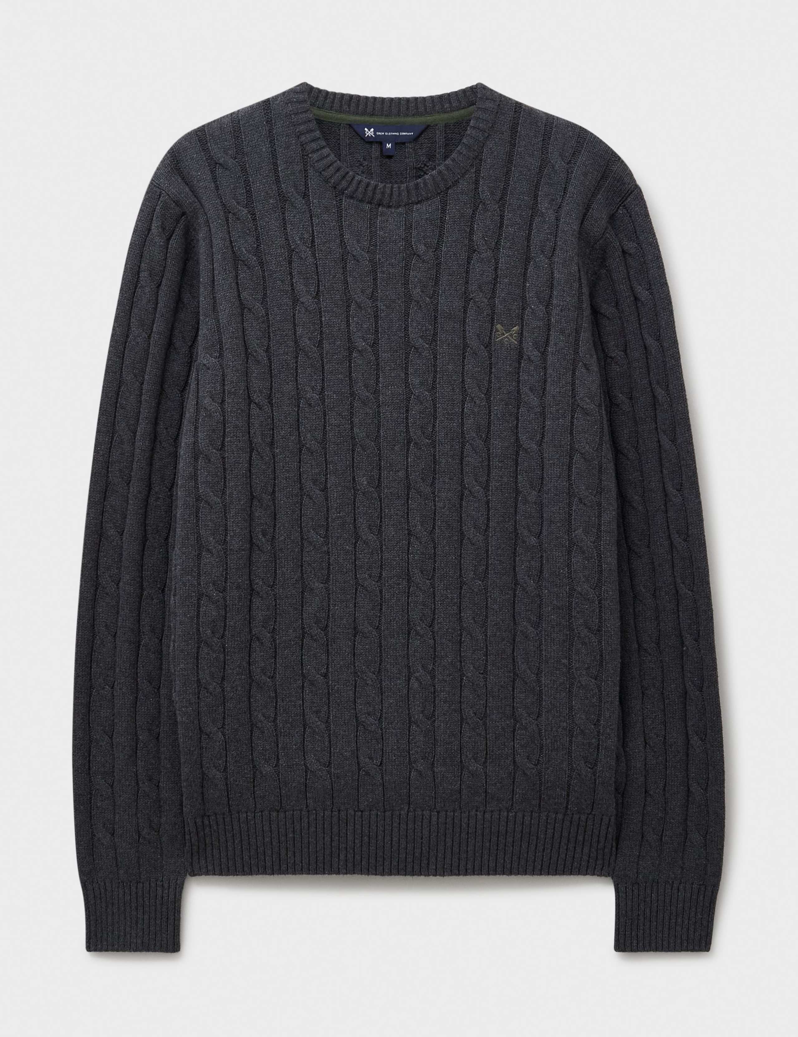 Cotton Cable Crew Neck Jumper 2 of 5