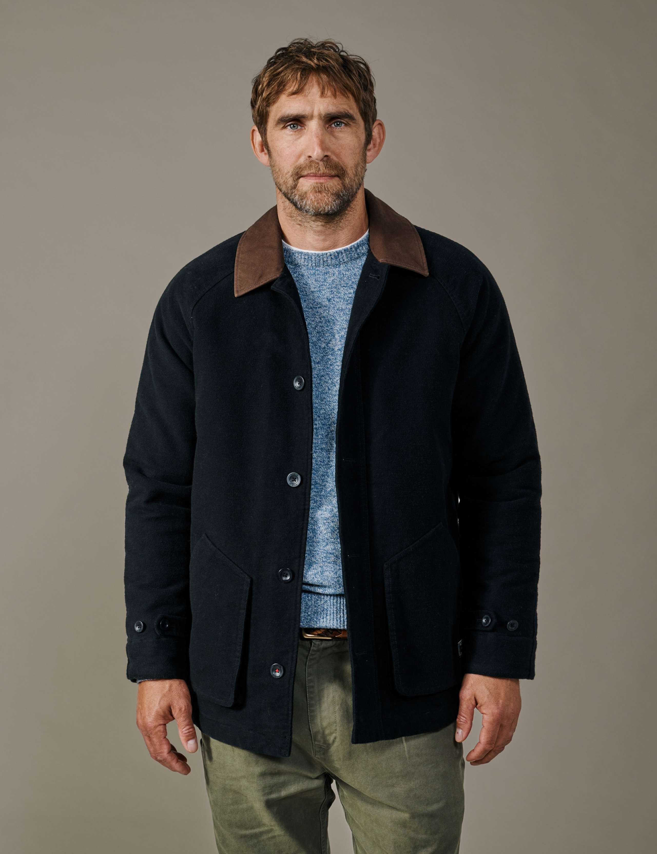 Moleskin Padded Car Coat 1 of 5