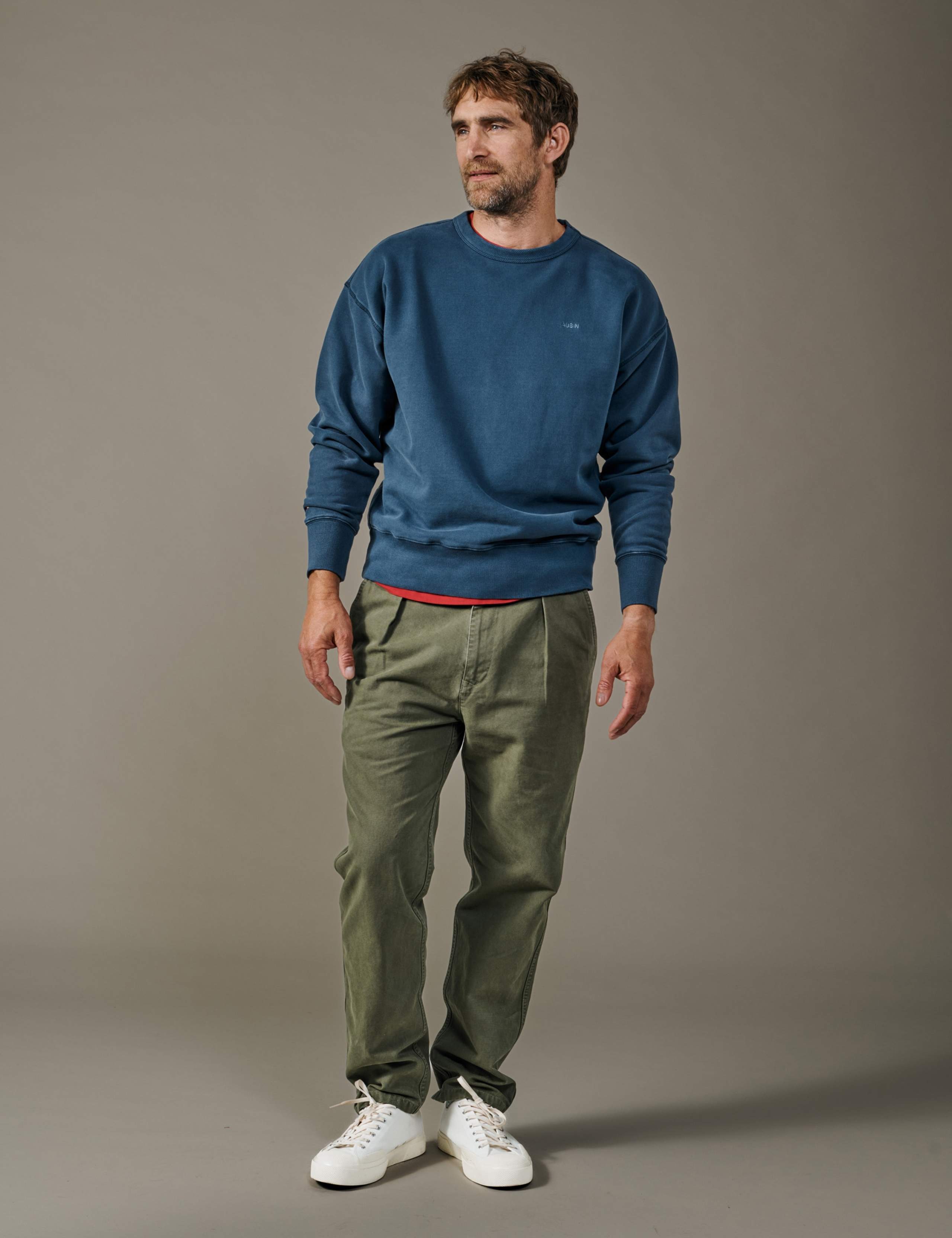 Pure Cotton Heavy Weight Crew Neck Sweatshirt 2 of 5