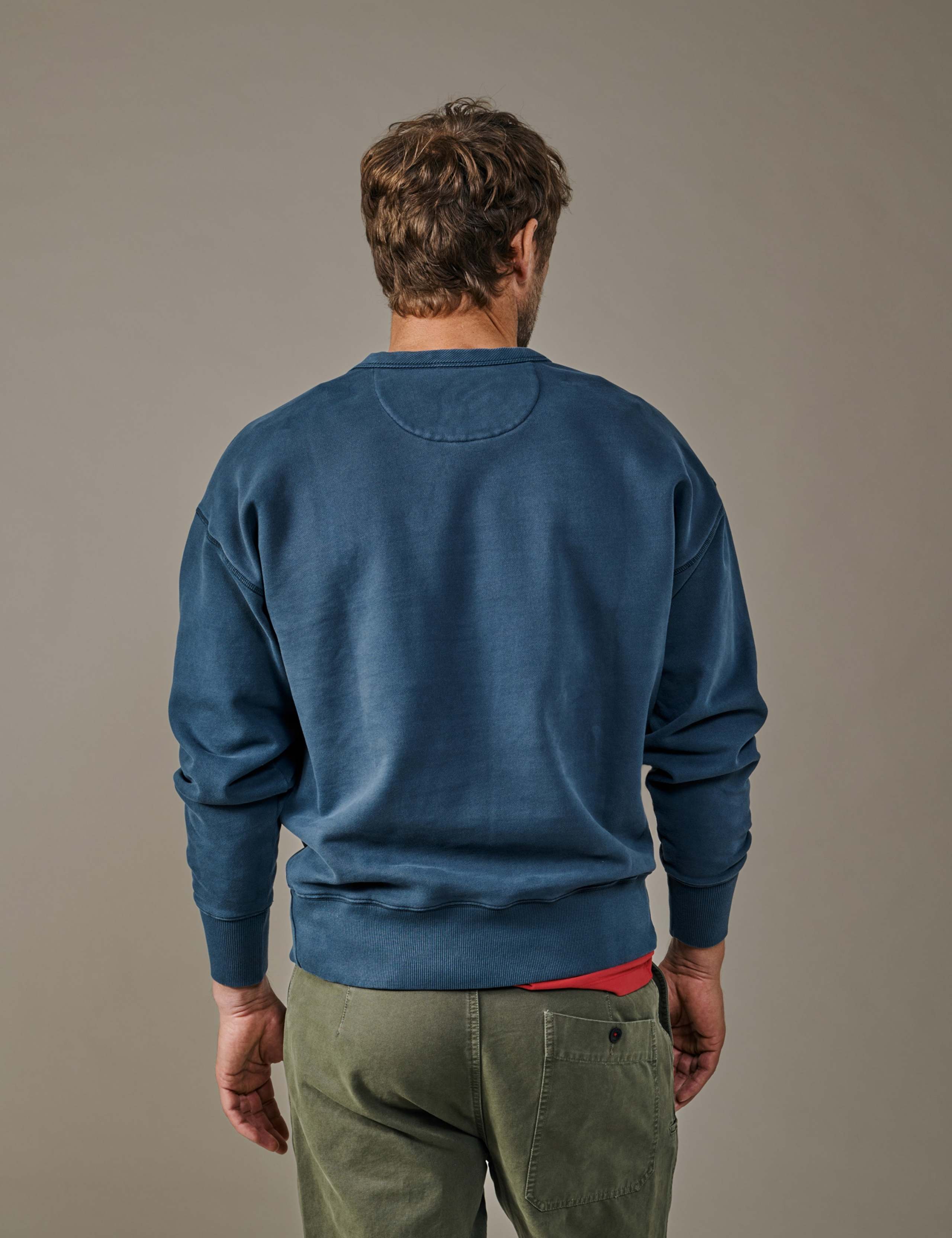 Pure Cotton Heavy Weight Crew Neck Sweatshirt 3 of 5