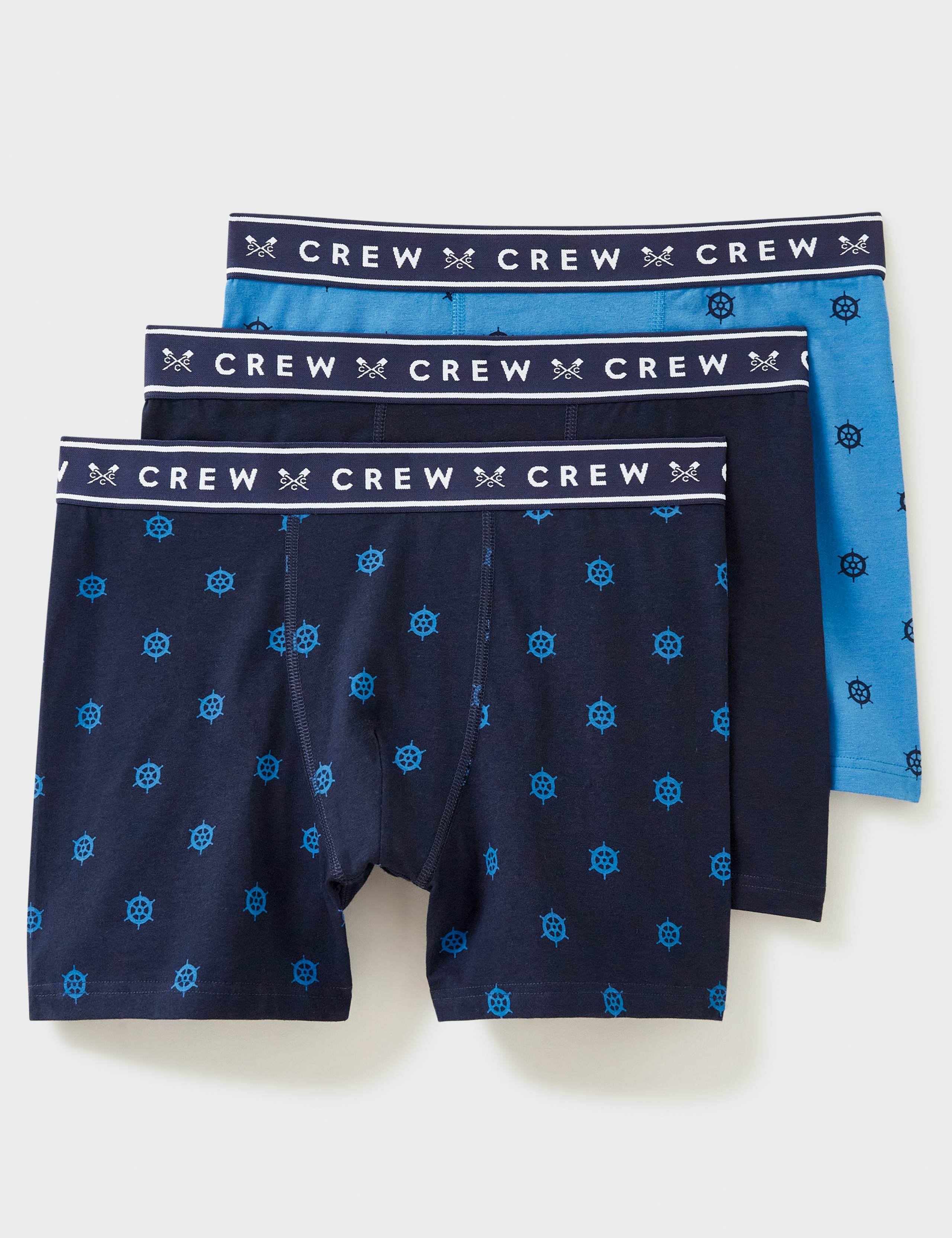 3pk Cotton Rich Jersey Printed Boxers 1 of 2