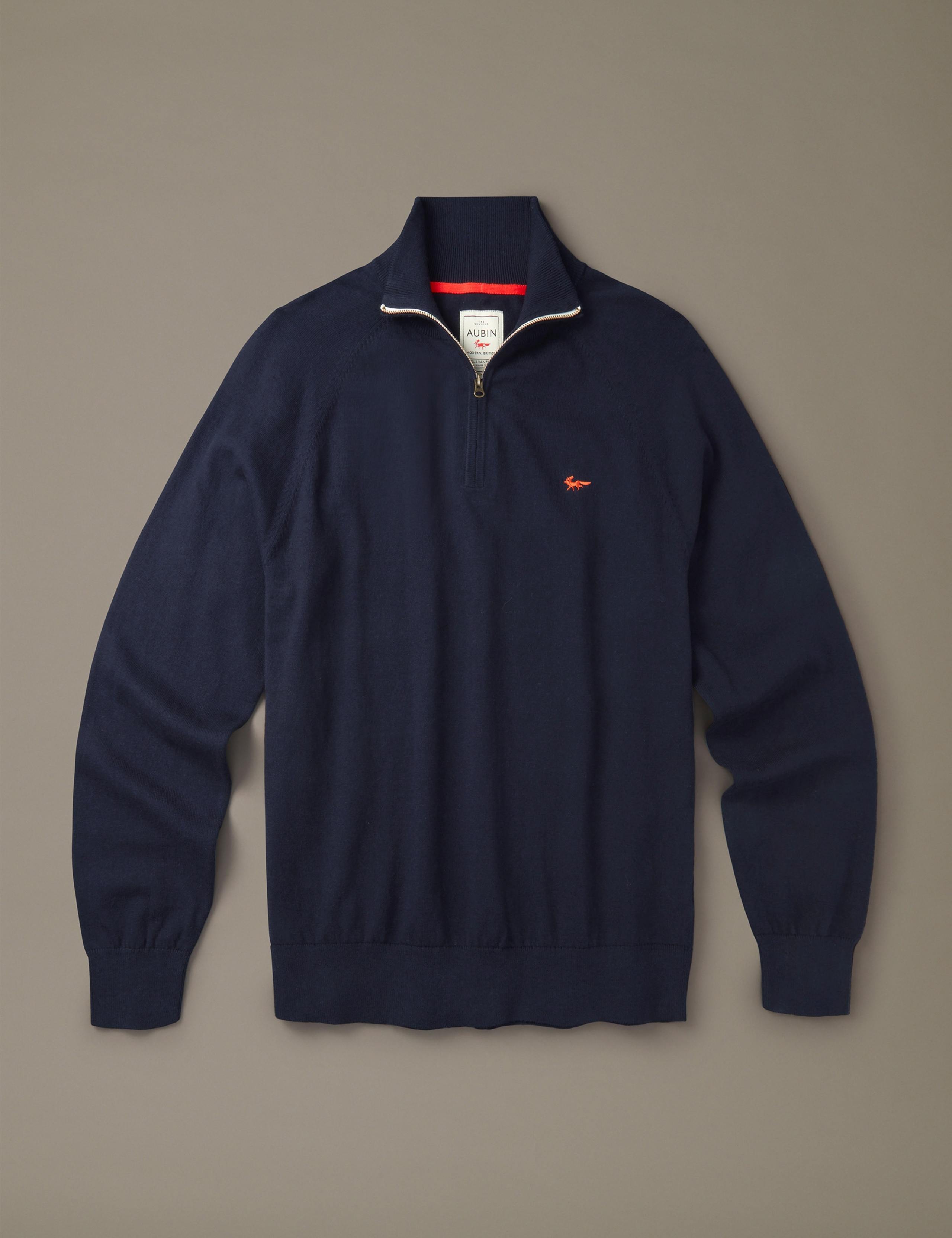 Pure Cotton Half Zip Jumper 2 of 5