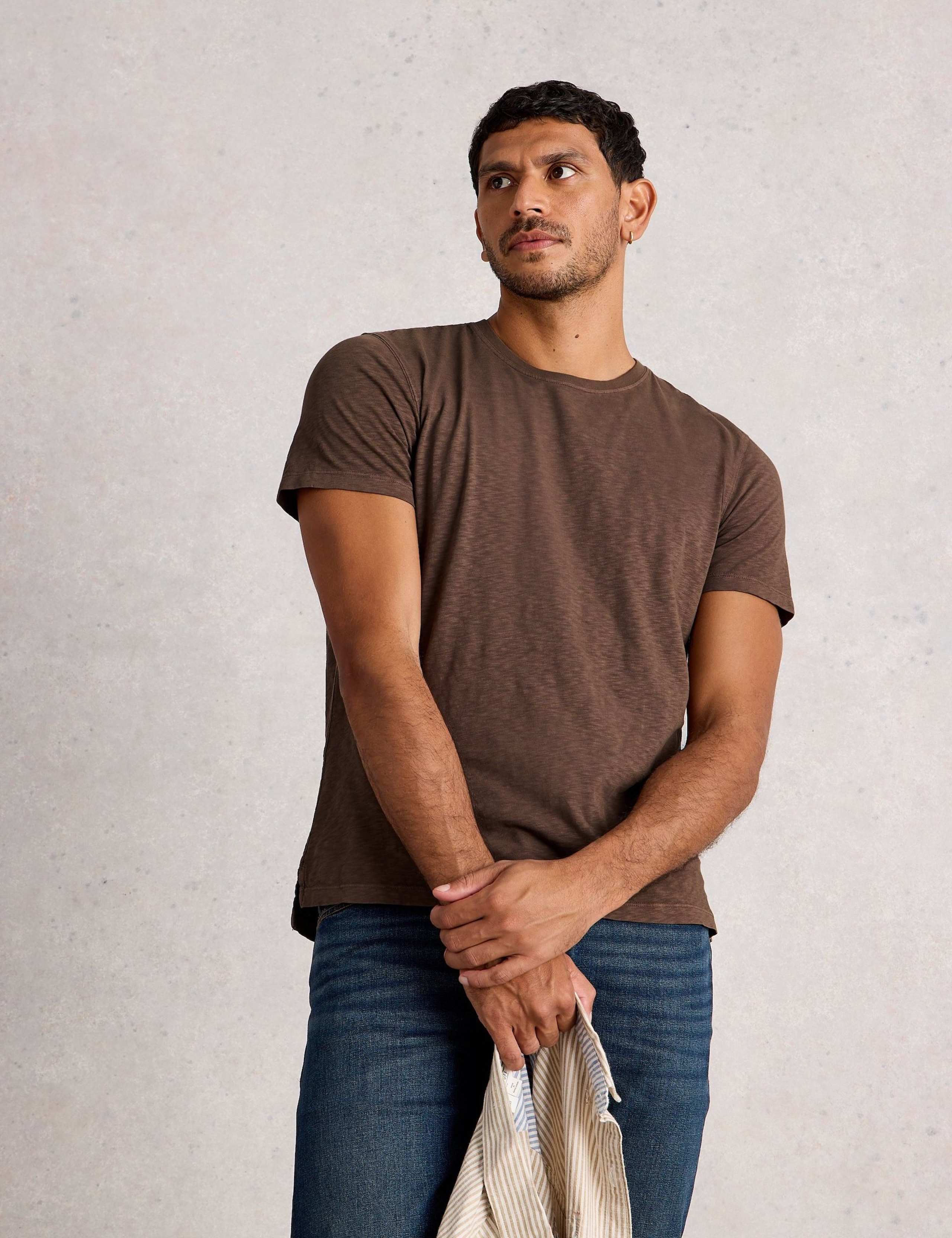 Pure Cotton Crew Neck T-Shirt 3 of 6