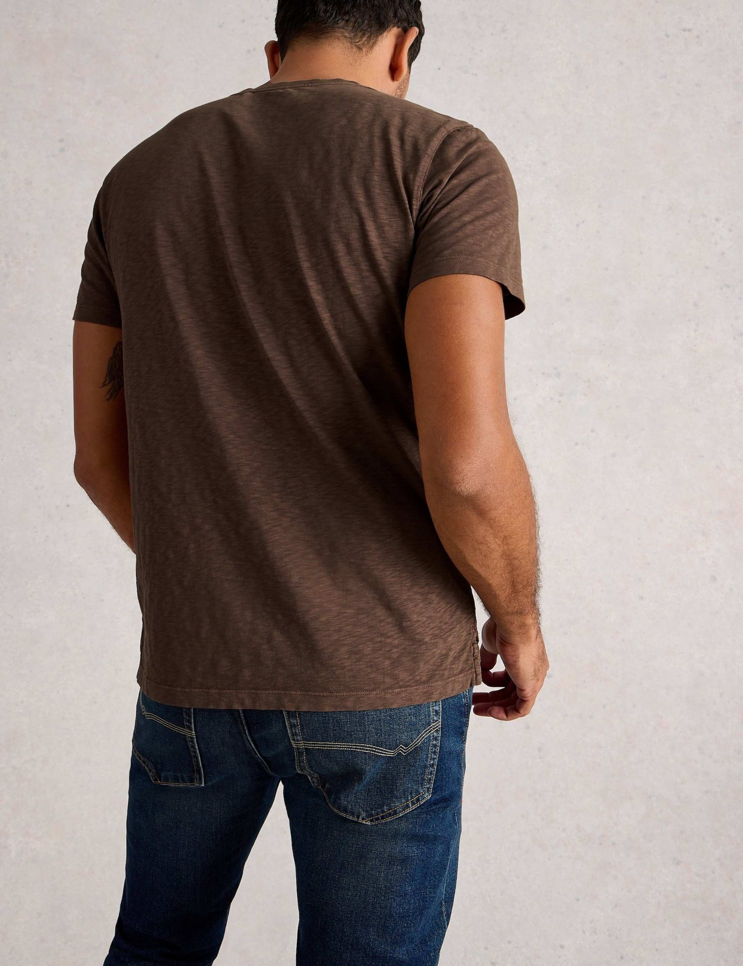 Pure Cotton Crew Neck T-Shirt 4 of 6