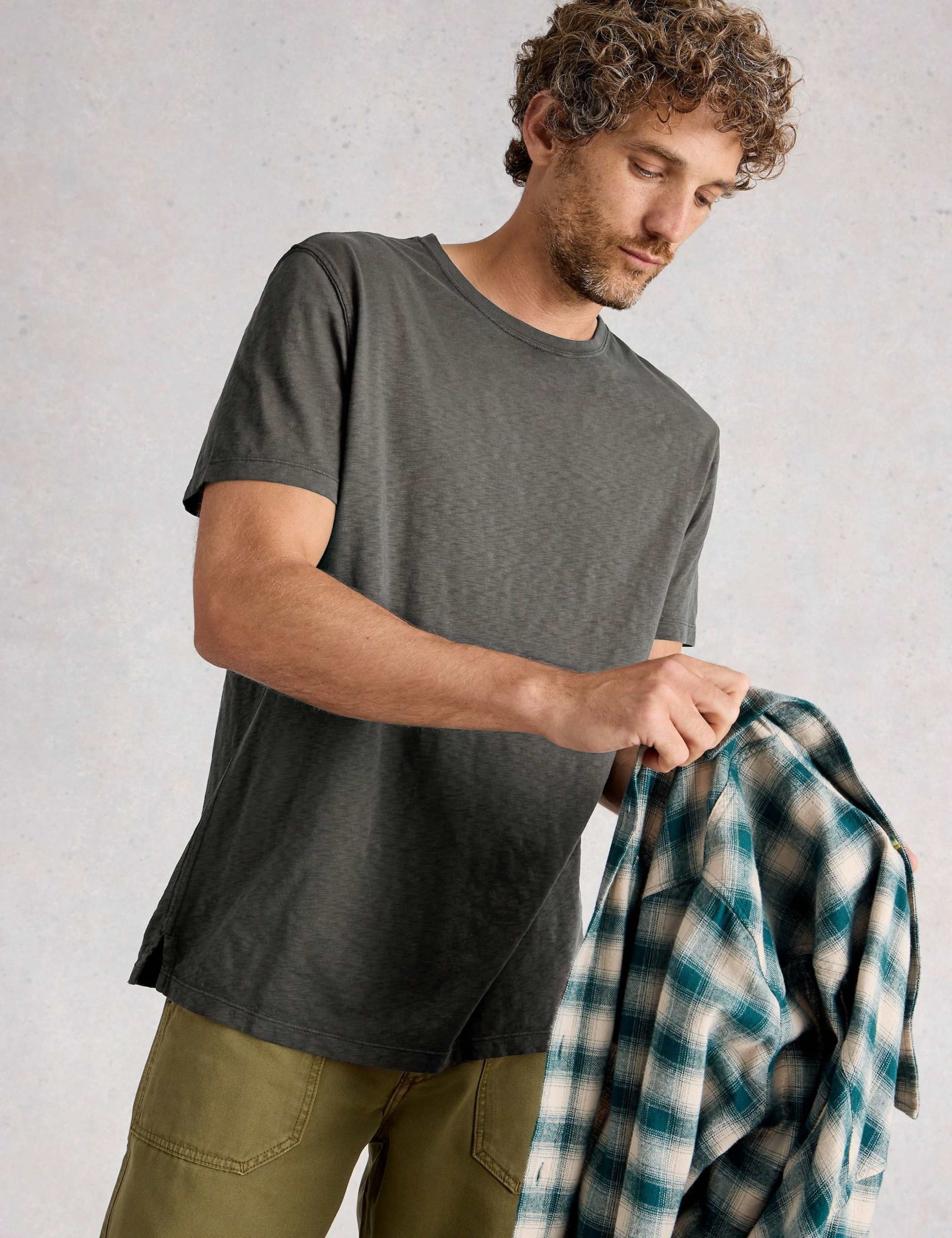 Pure Cotton Crew Neck T-Shirt 3 of 6