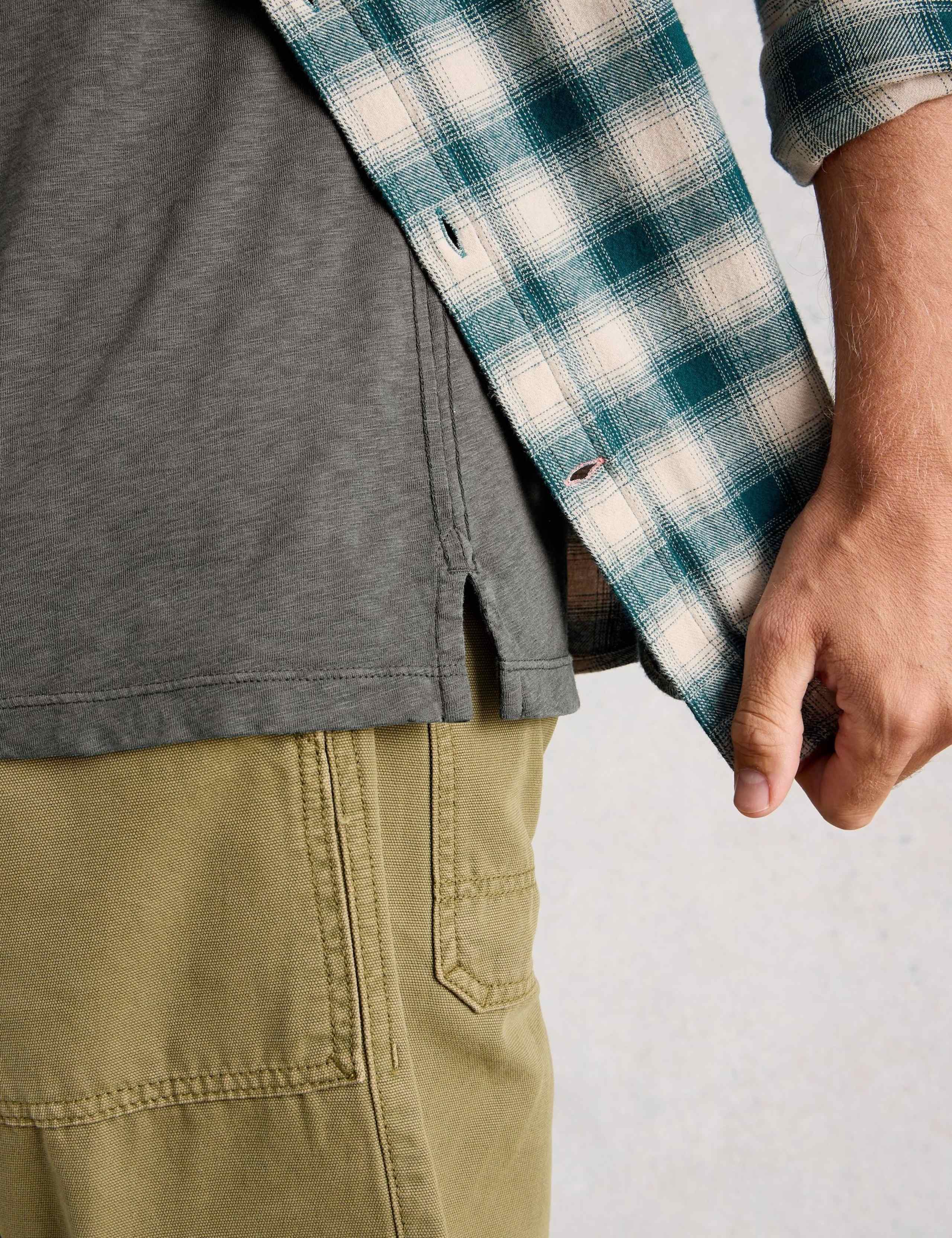 Pure Cotton Crew Neck T-Shirt 5 of 6