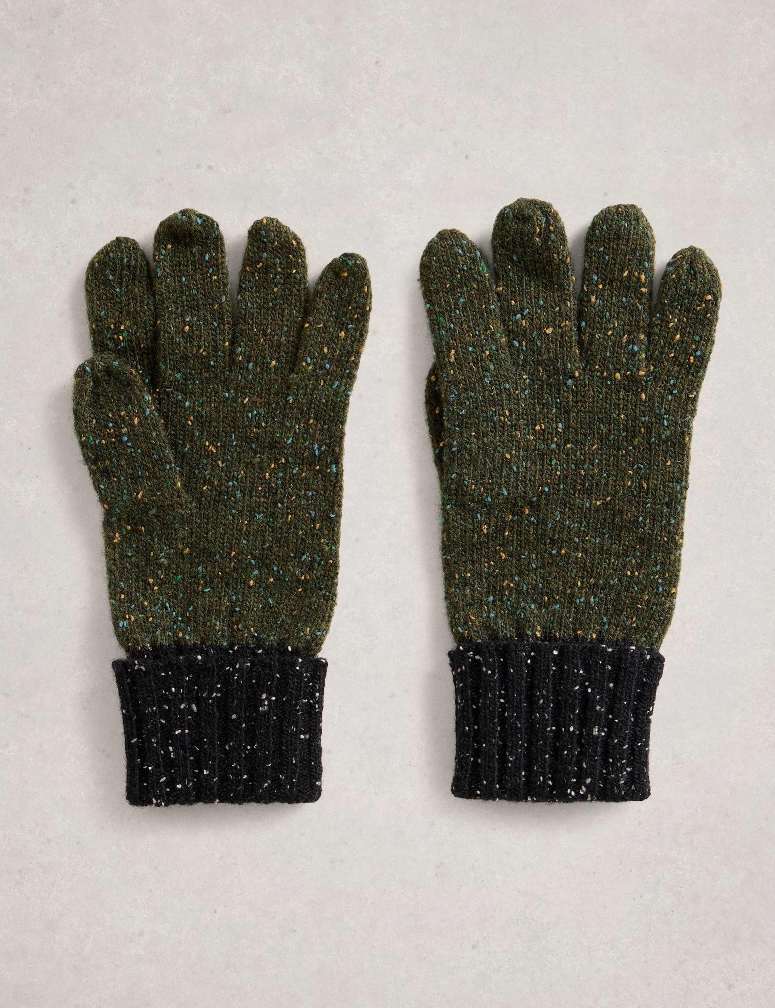 Wool Rich Knitted Gloves 2 of 3