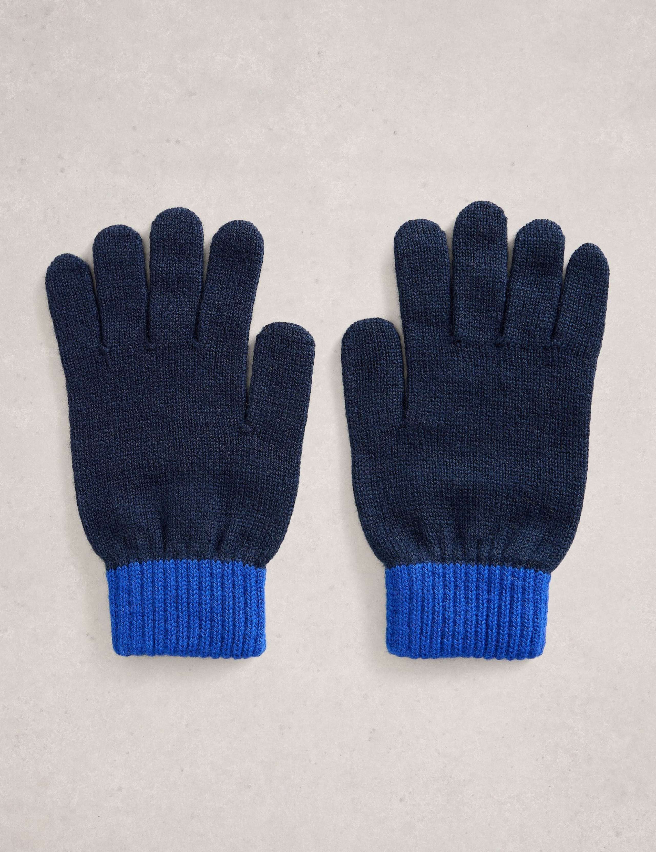 Pure Lambswool Textured Hat & Glove Set 3 of 5