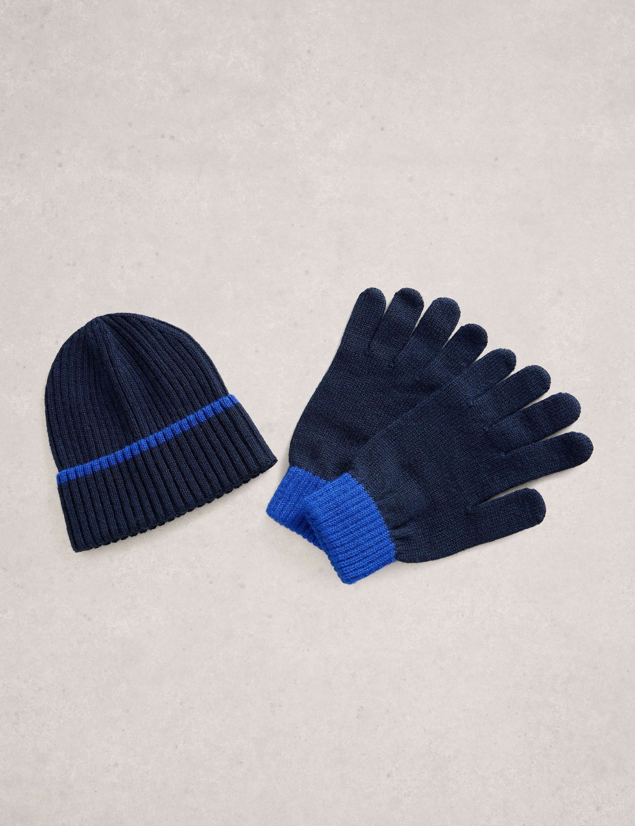Pure Lambswool Textured Hat & Glove Set 4 of 5