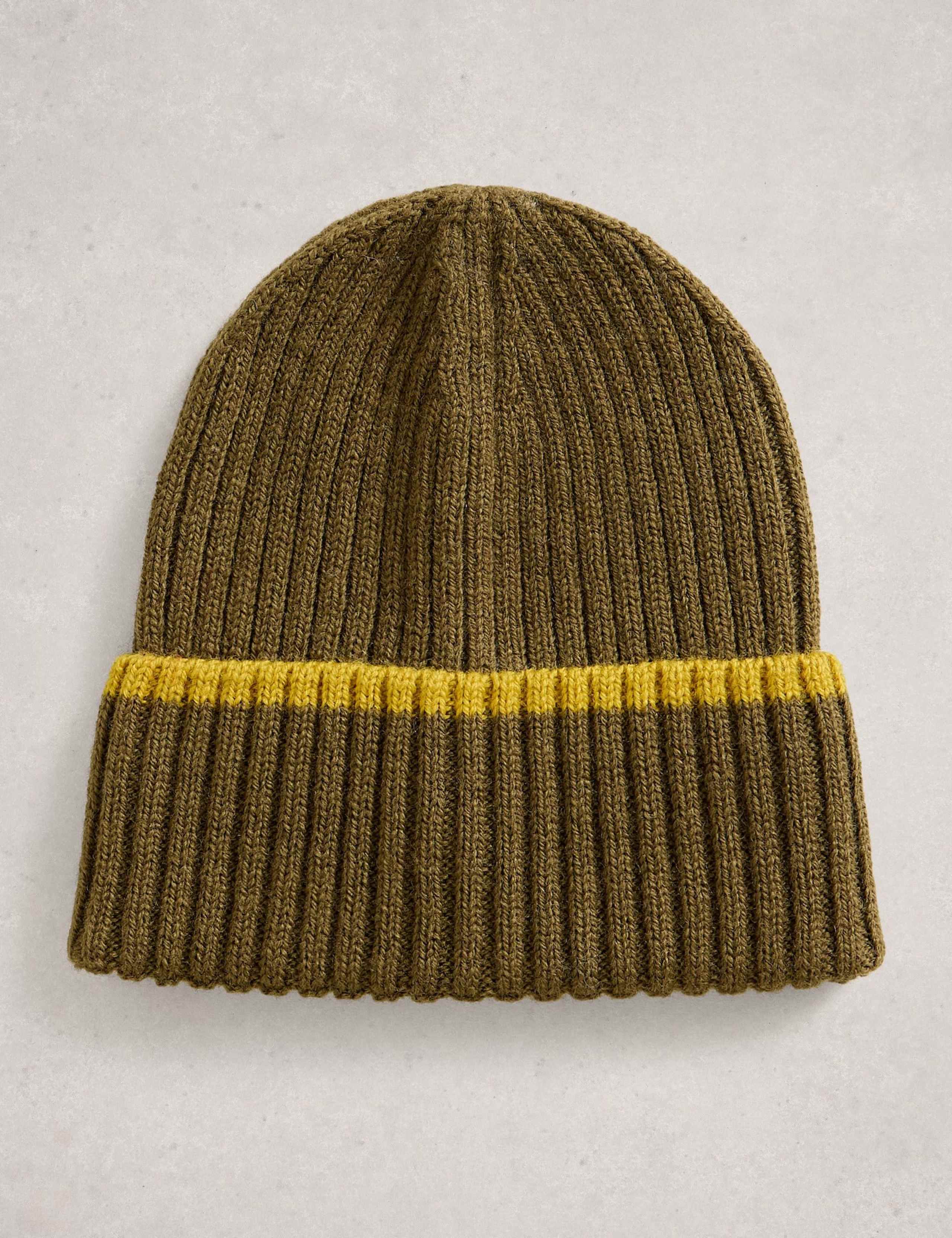Pure Lambswool Textured Hat & Glove Set 5 of 5